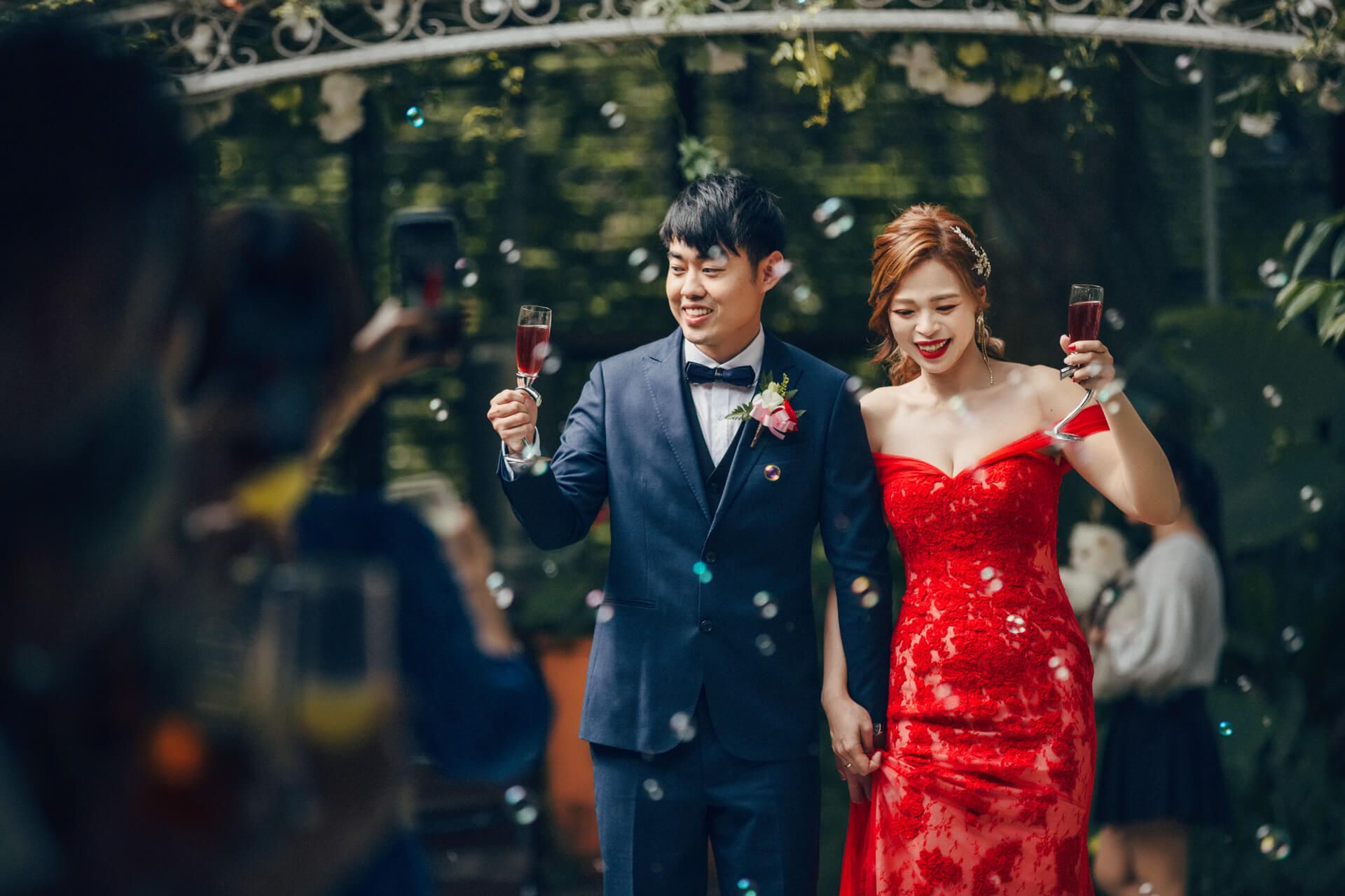台北青青食尚花園會館婚禮紀錄：Ricky & Belle 在綠意圍繞下的戶外婚禮盛宴