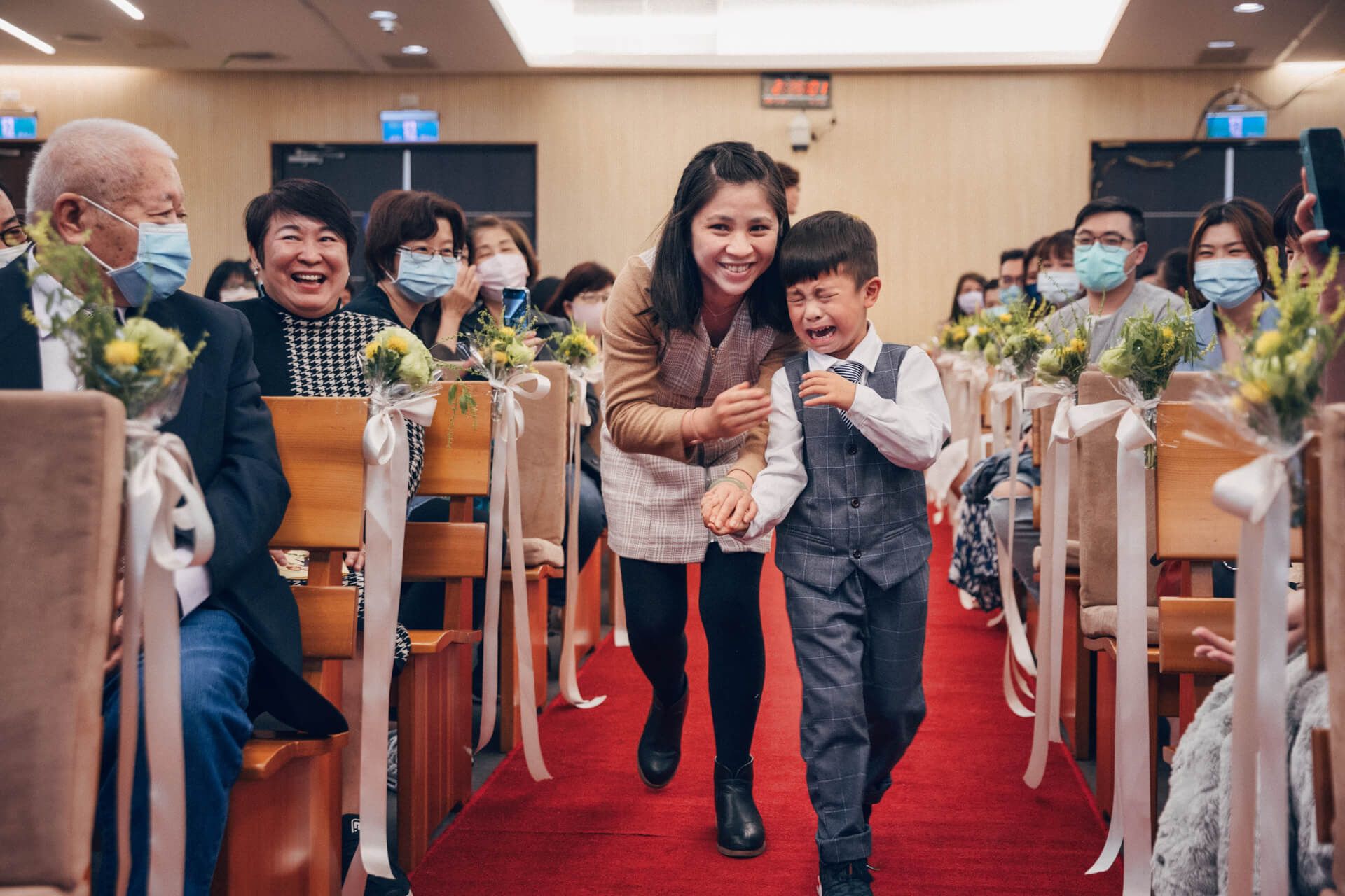 台北天使分享餐廳婚禮紀錄 | Leader & Davi 在陽明山森林系光影下的浪漫誓言