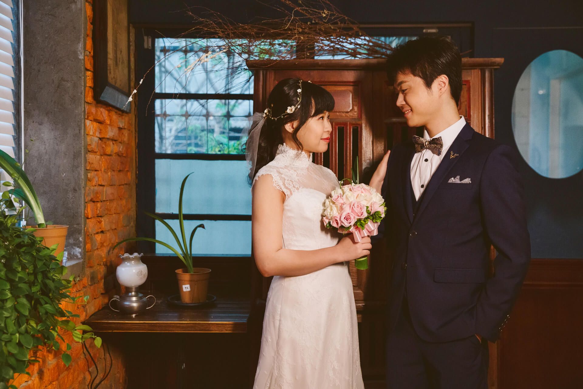 台北香頌私宅洋樓婚禮紀錄：Takuma & Elle 在歐式古董洋樓裡的浪漫私密章節