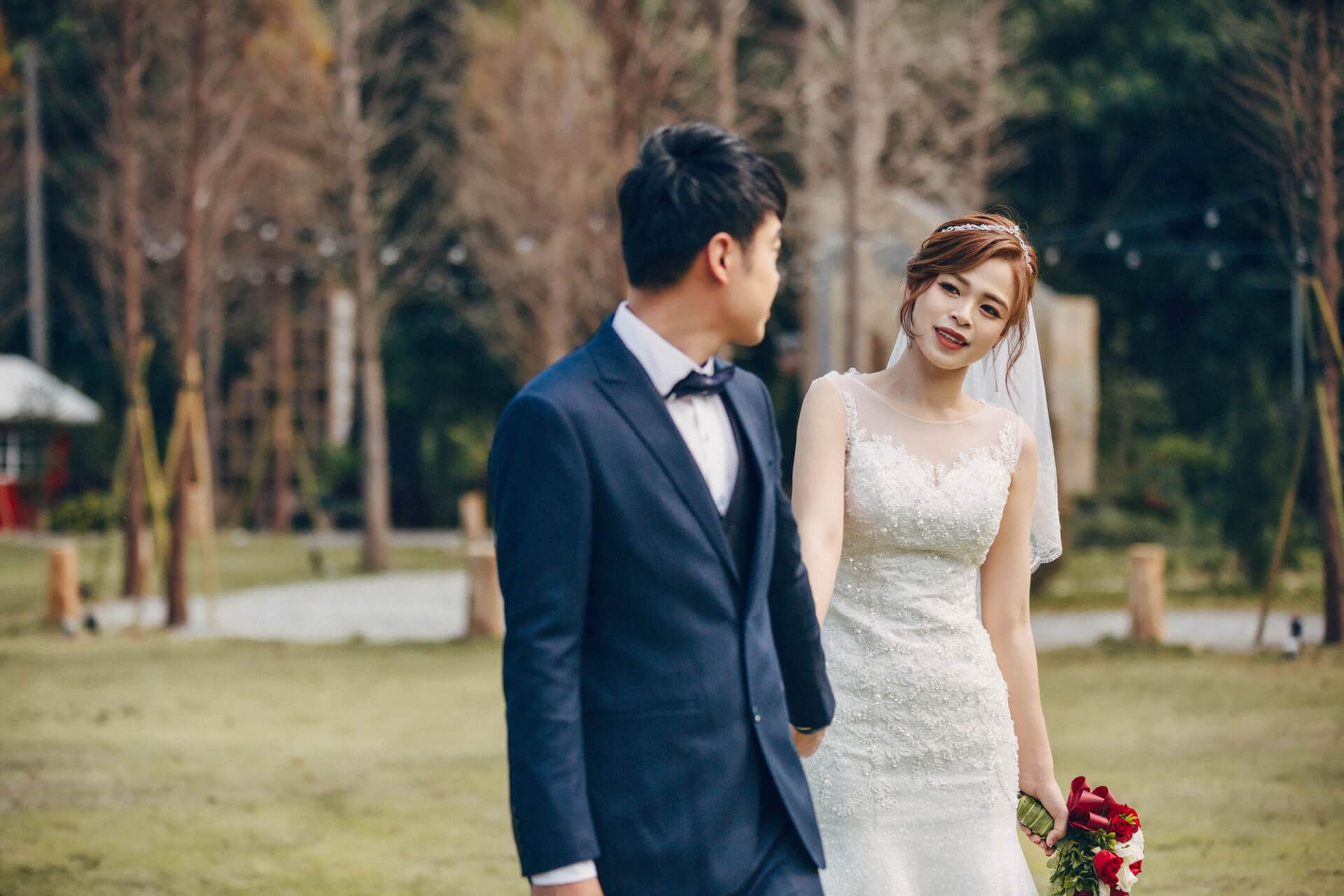 台北青青食尚花園會館婚禮紀錄：Ricky & Belle 在綠意圍繞下的戶外婚禮盛宴