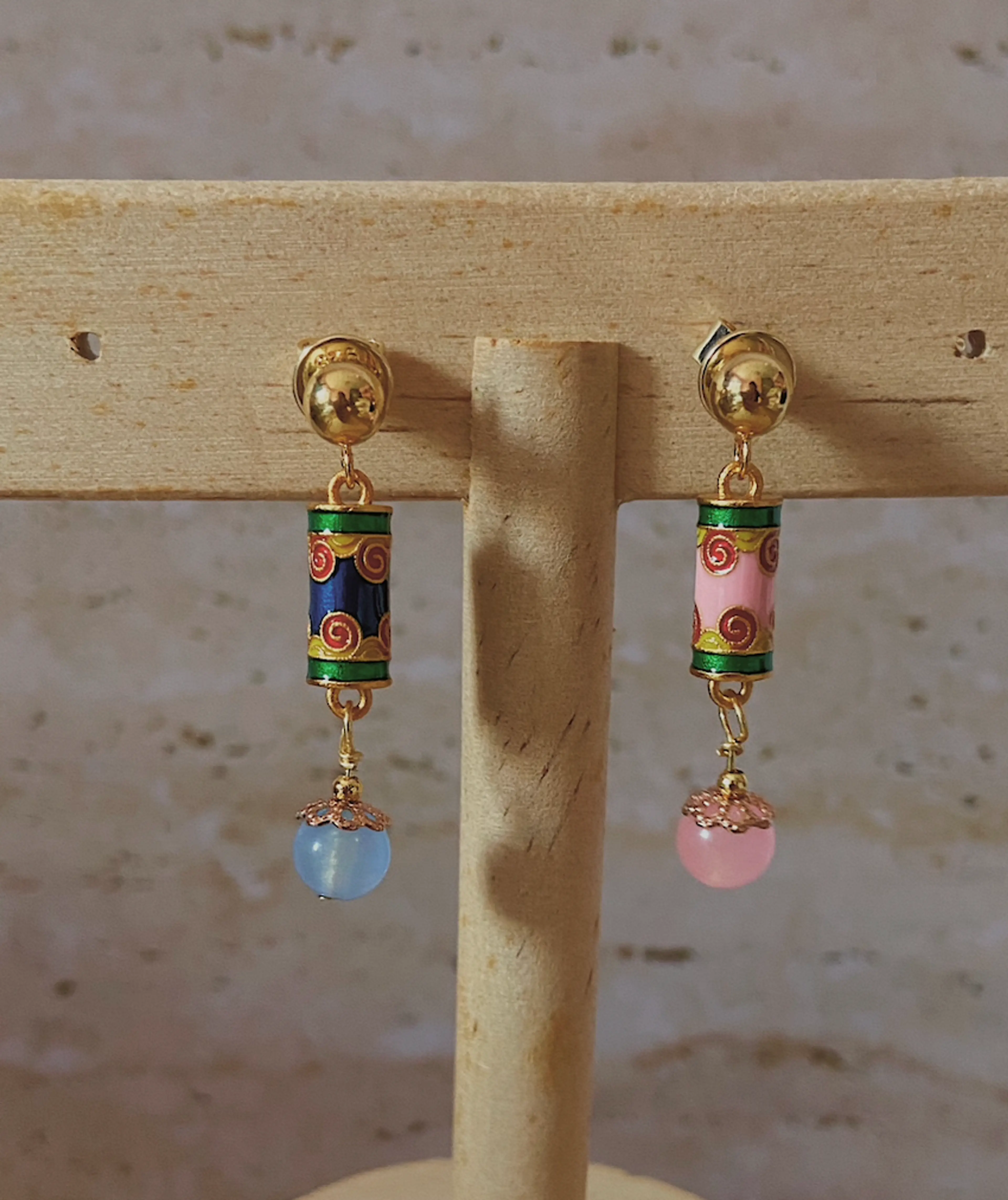 Vintage Quirks Mismatched Earrings