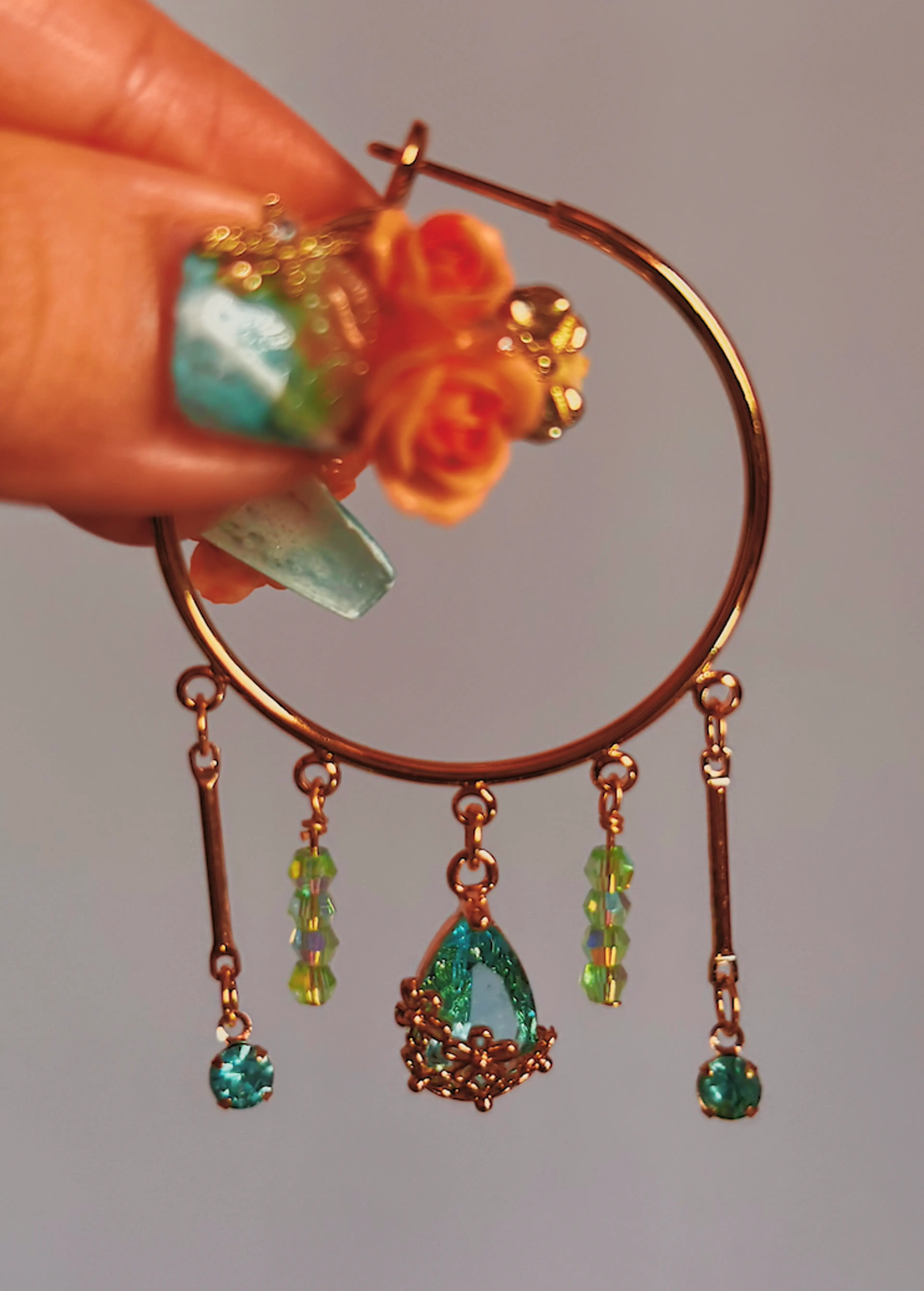 Thetis Hoop Earrings (Goddess of Water)
