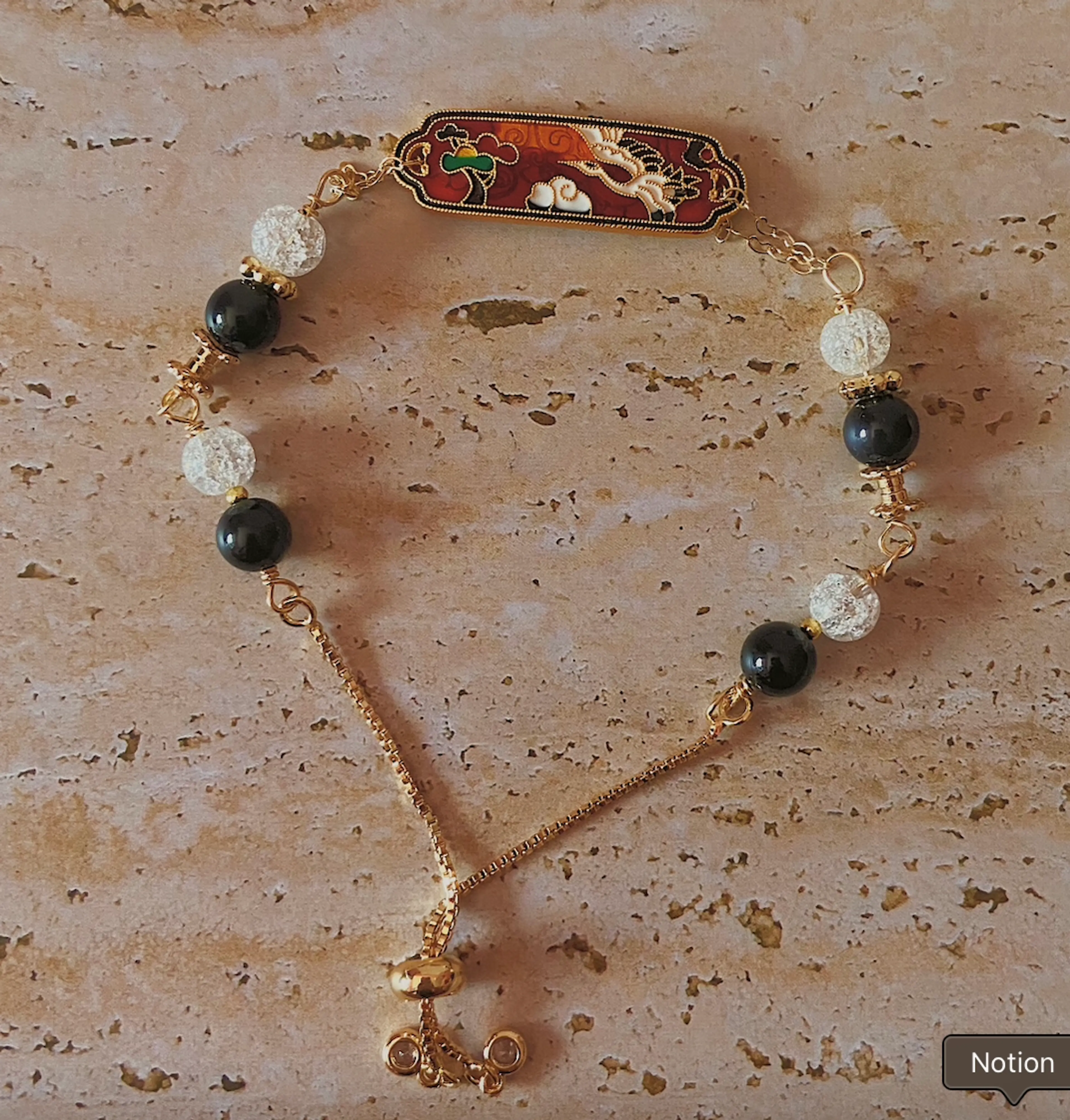 Divine Crane Bracelet (Push-Pull)