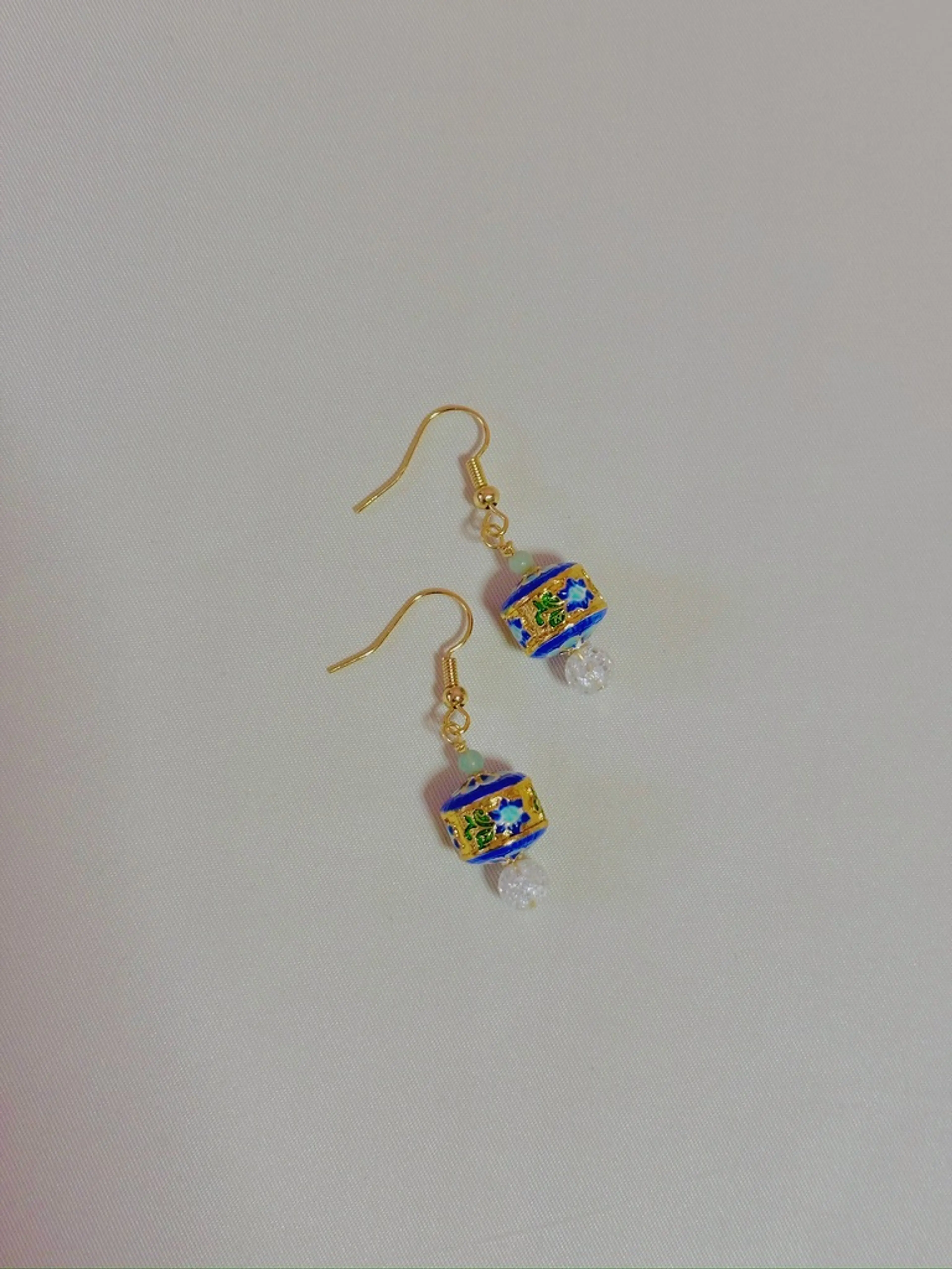 Ancient Royal Blue Earrings (Restock) image 2