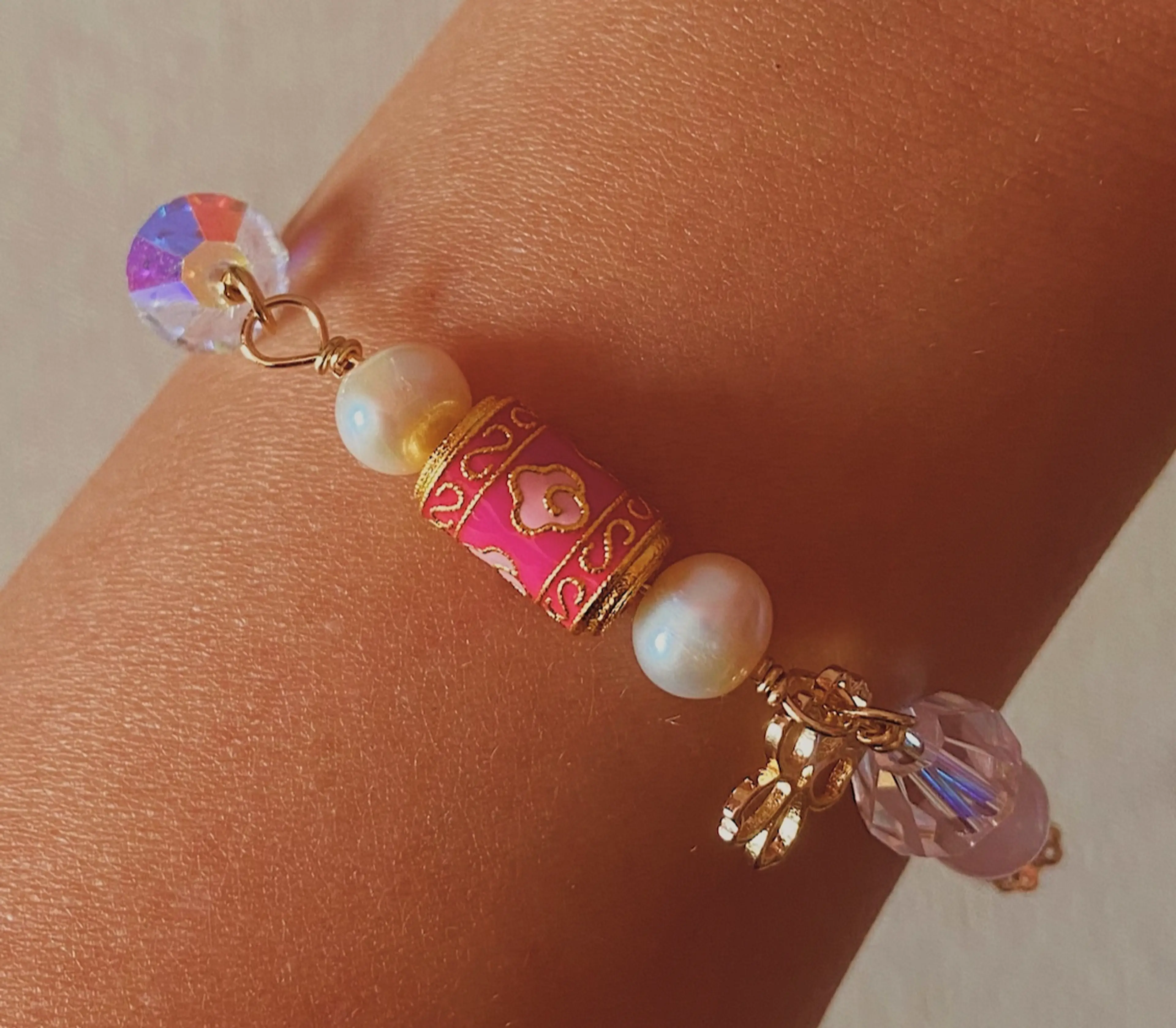 Cotton Pink Purity Bracelet thumbnail 2