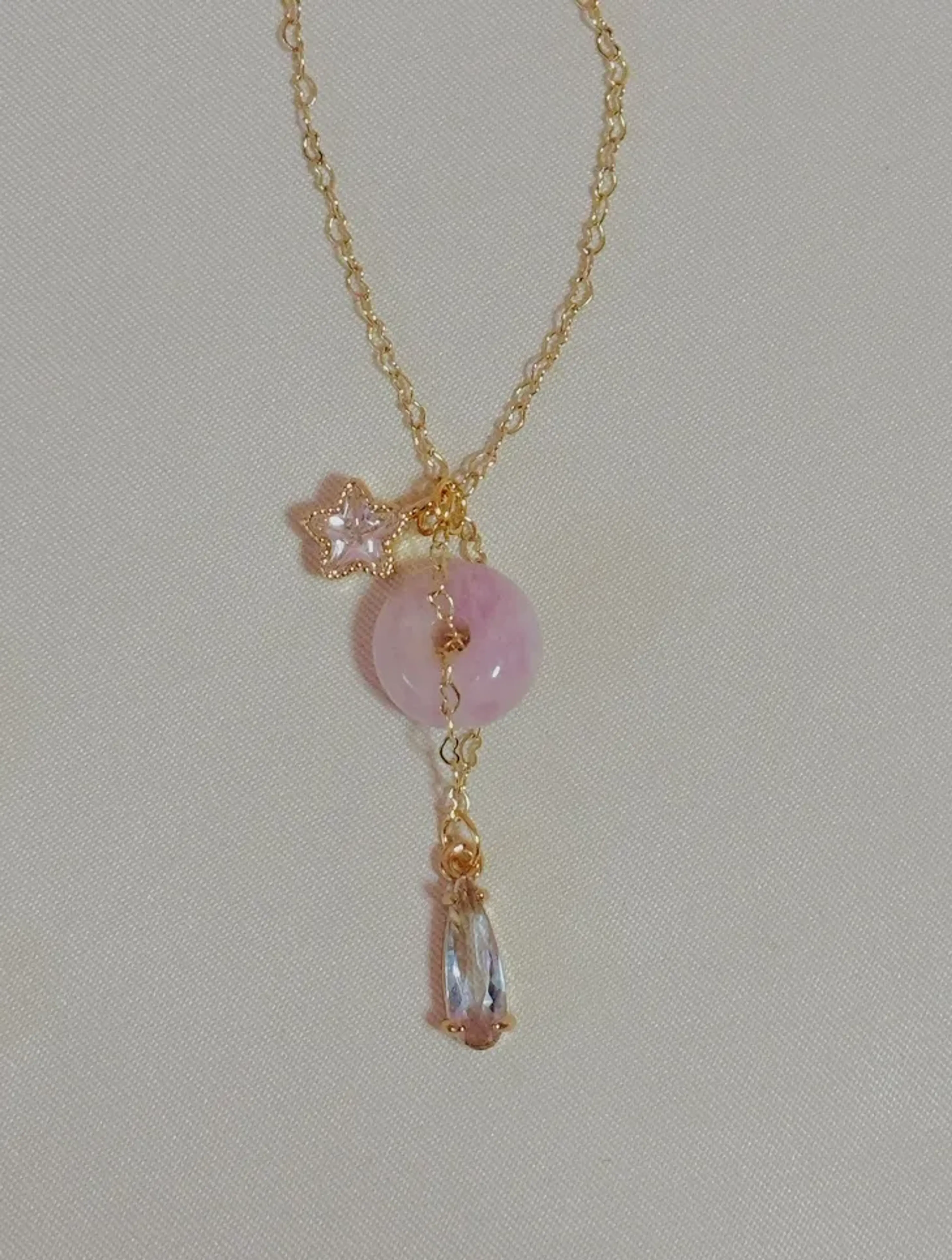 Magical Kunzite Donut Necklace thumbnail 2