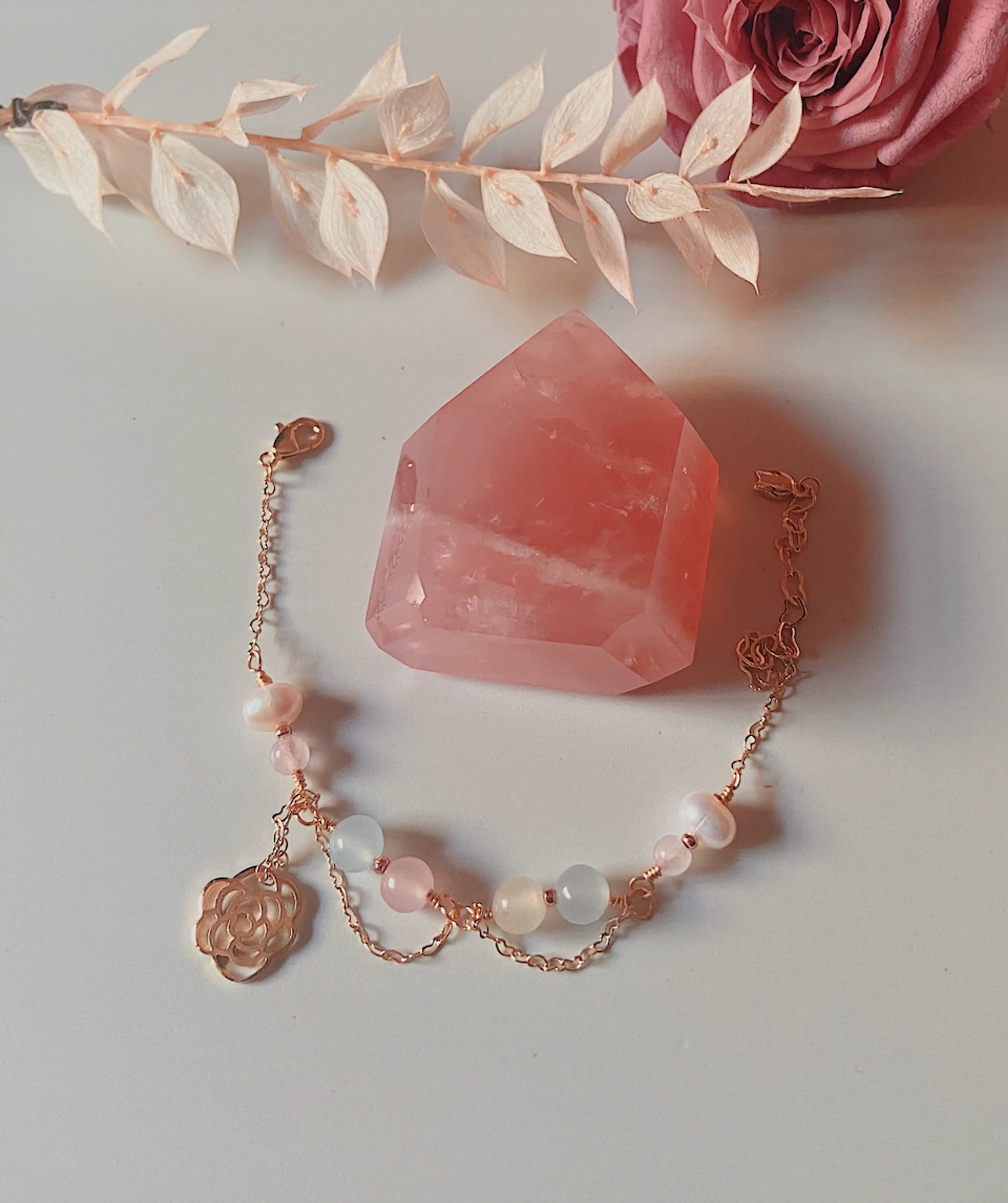 Rose x Morganite Bracelet
