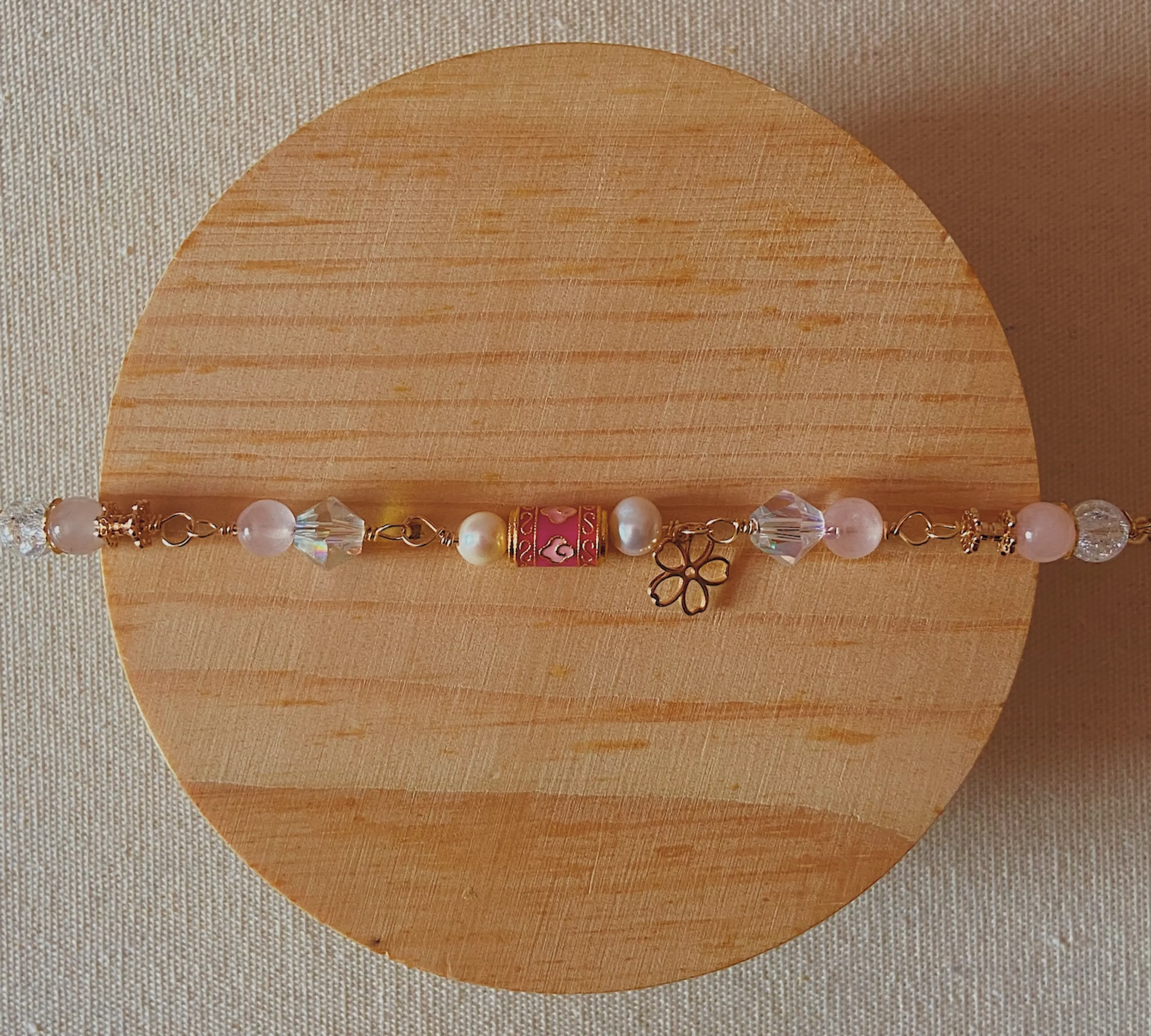 Cotton Pink Purity Bracelet