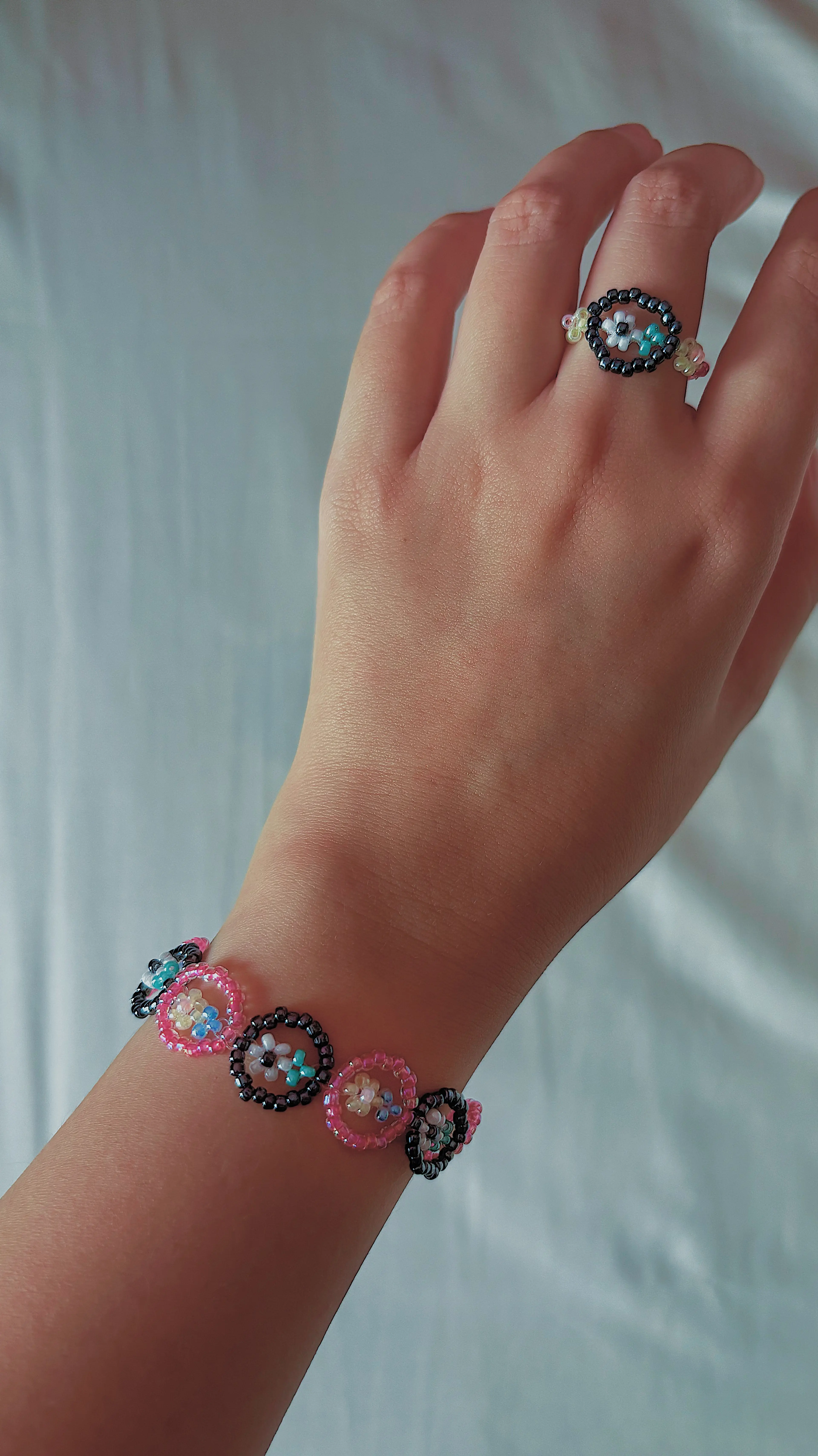 Blooming Garden Beaded Ring (Duality)