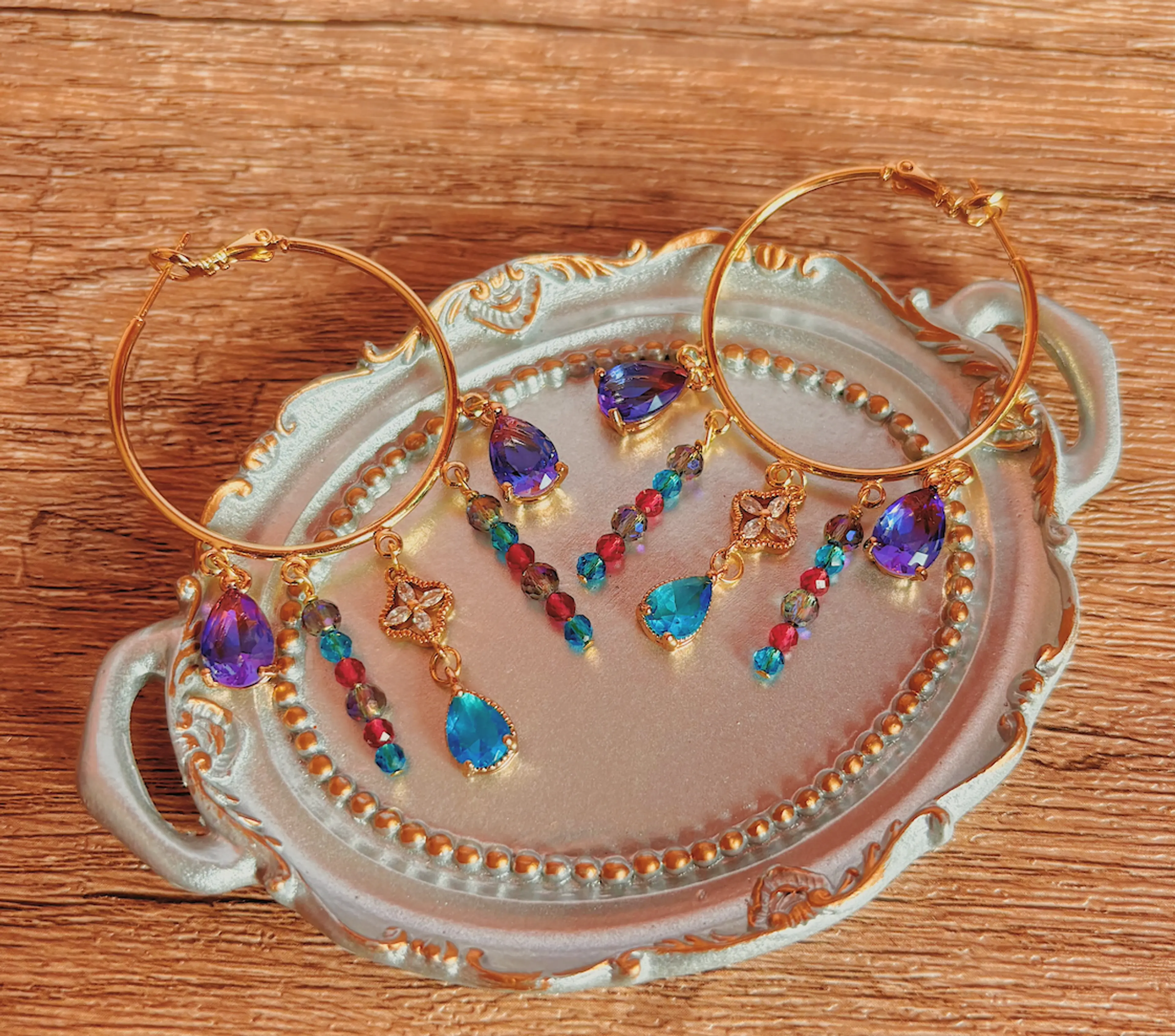 Circe Hoop Earrings (Goddess of Magic) thumbnail 2