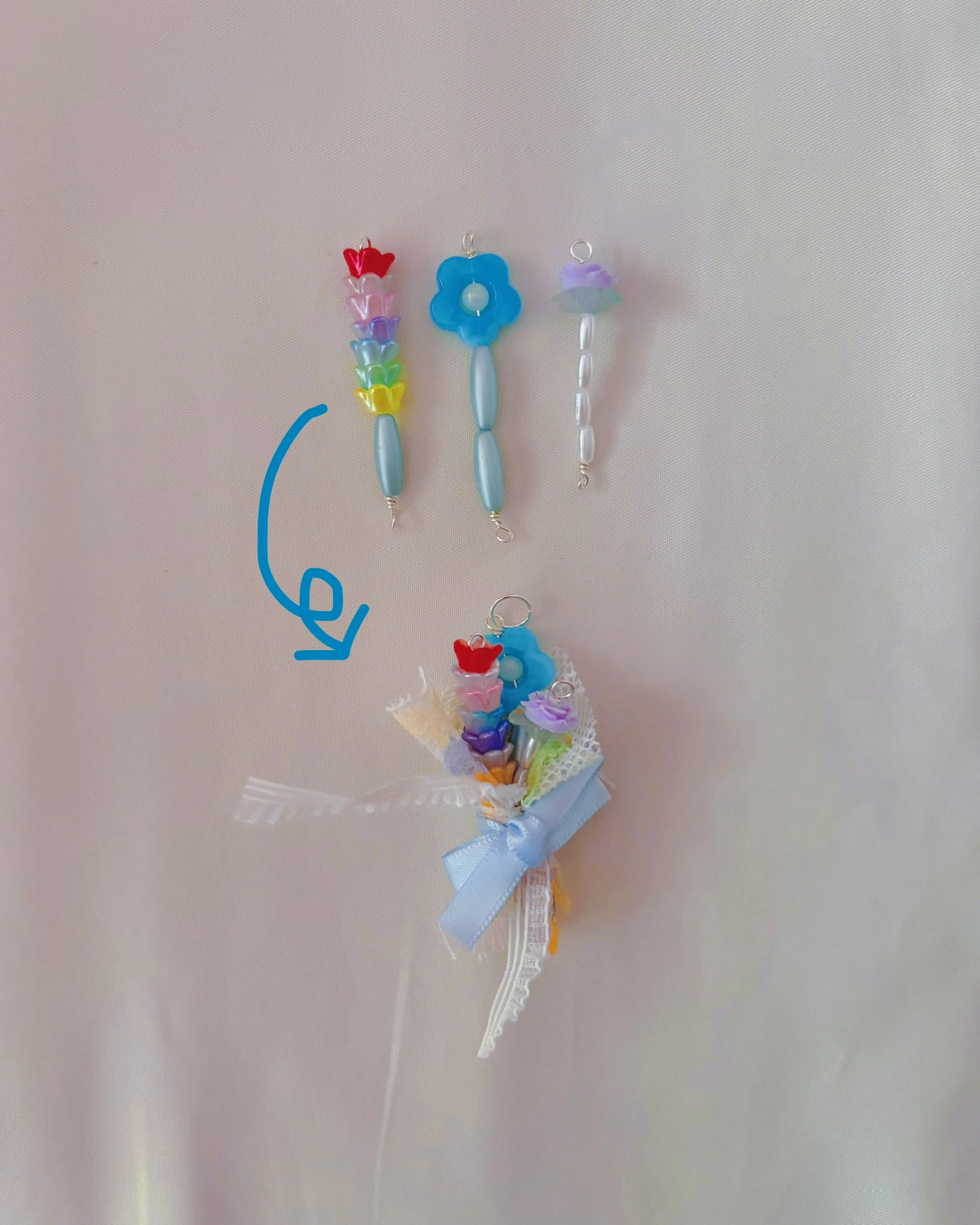 Tiny Bouquet Keyring (Träumerei) thumbnail 3