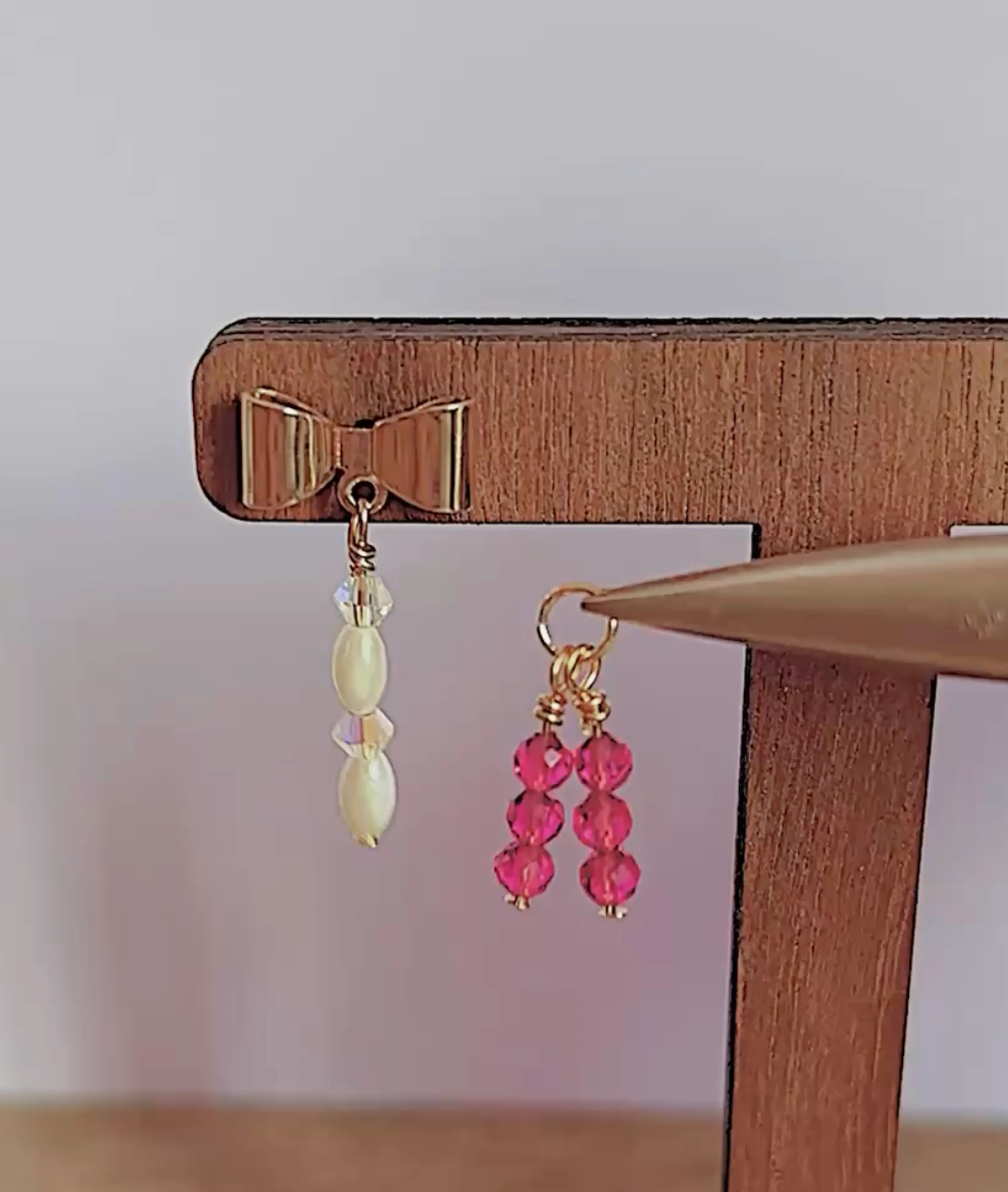 Bow Ribbon Stud Earrings