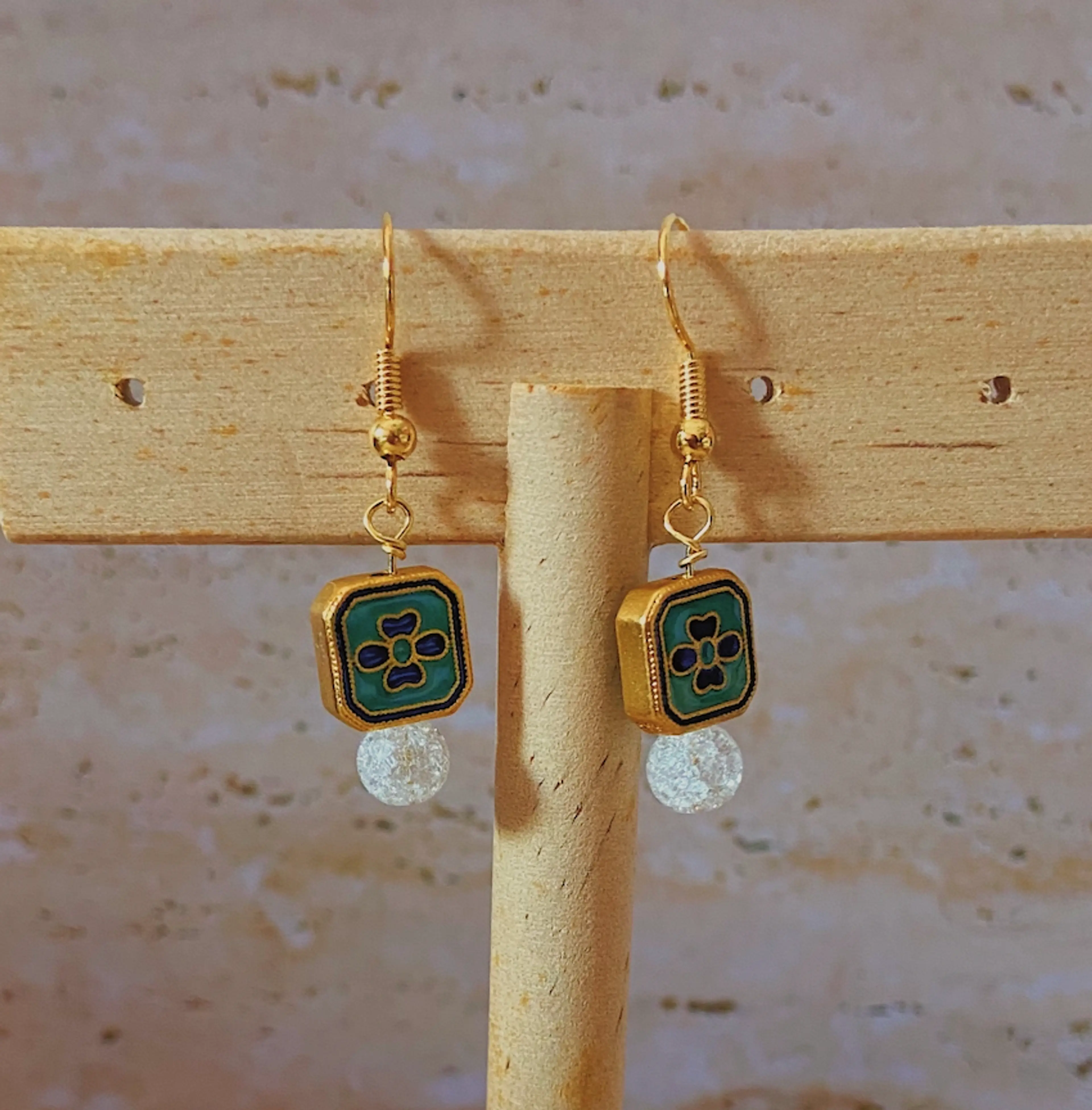 Blue Sparkle Earrings