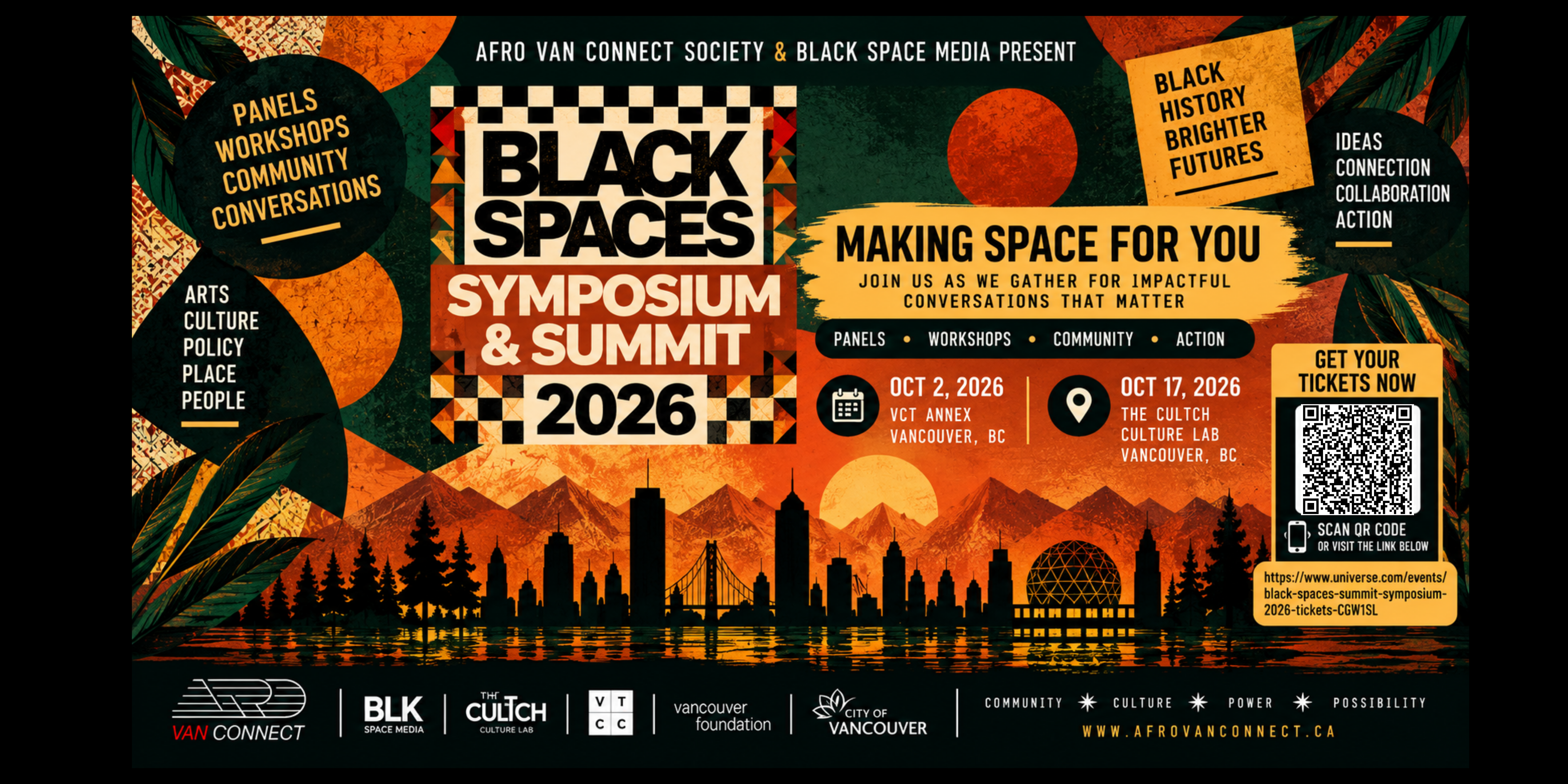 BLACK SPACES SUMMIT & SYMPOSIUM 2026 - VCT Annex