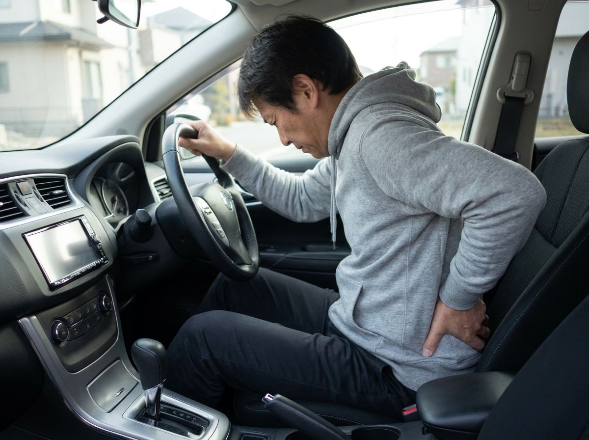 【横手市】長時間運転すると腰が痛い原因とは?車から降りるときズキッとする方へ整体師が解説