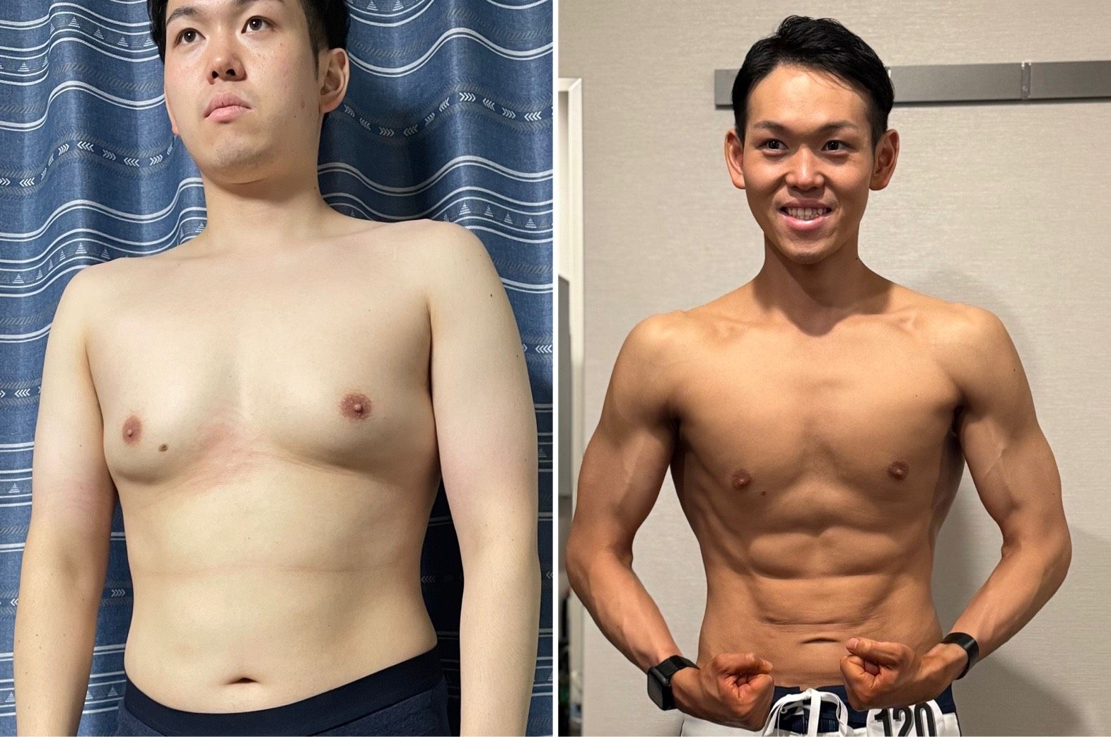 横手市のパーソナルジムで30kgのダイエットに成功した代表のビフォーアフター