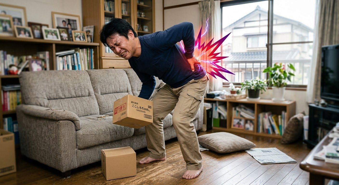 【横手市・大仙市周辺】突然の激痛「ぎっくり腰」を防ぐ!整体×筋トレで痛みに怯えない身体へ