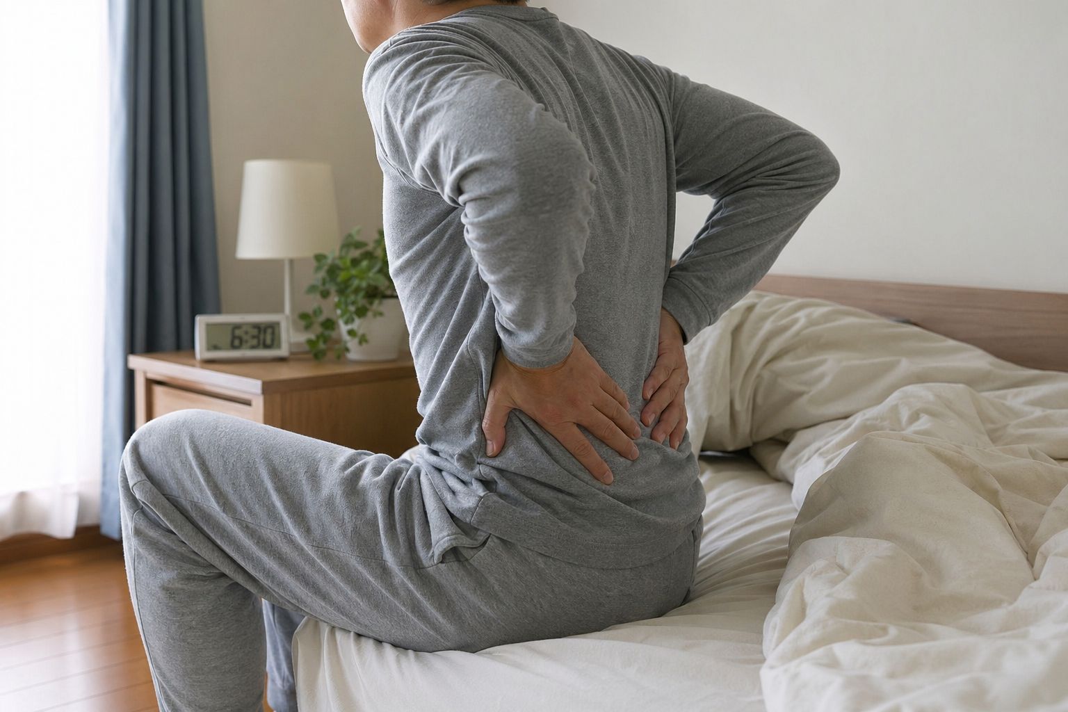 【横手市】朝起きると腰が痛い原因とは?整体師が解説