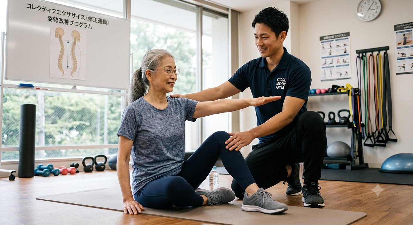 【横手市・大仙市周辺】将来の転倒・寝たきりを防ぐ!「健康寿命」を延ばすシニア向けの整体×筋トレ