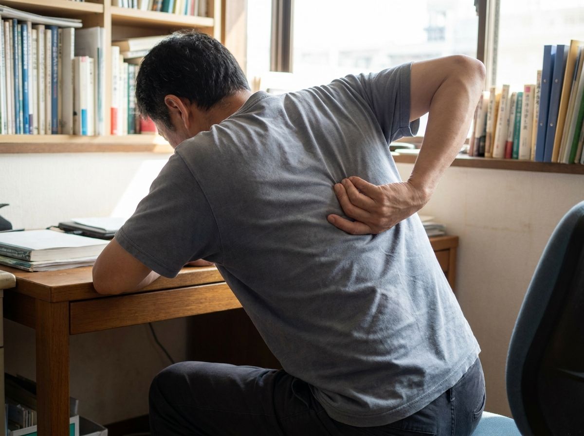 【横手市】肩甲骨の内側が痛い原因とは?背中の張り・姿勢との関係とセルフケアを整体師が解説