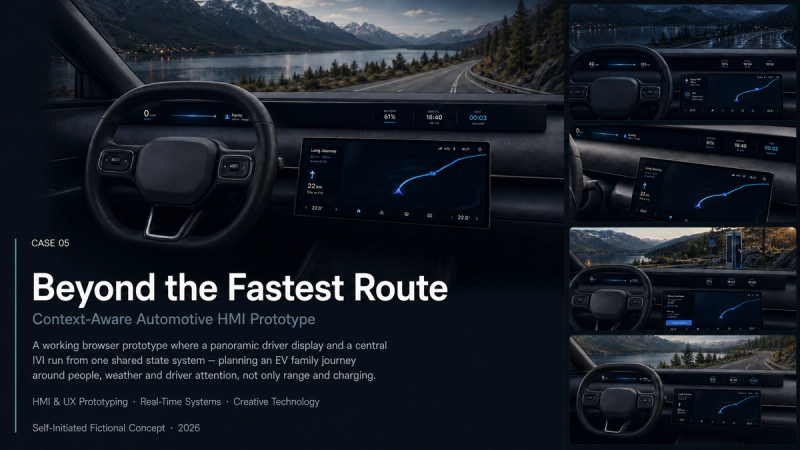Beyond the Fastest Route — Context-Aware Automotive HMI Prototype