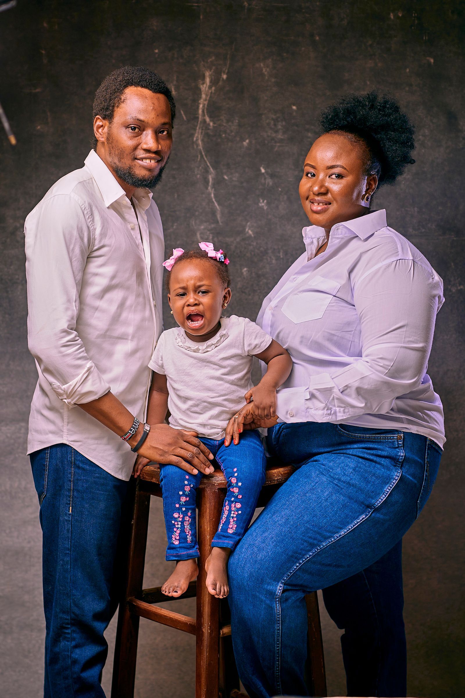 A family with their child