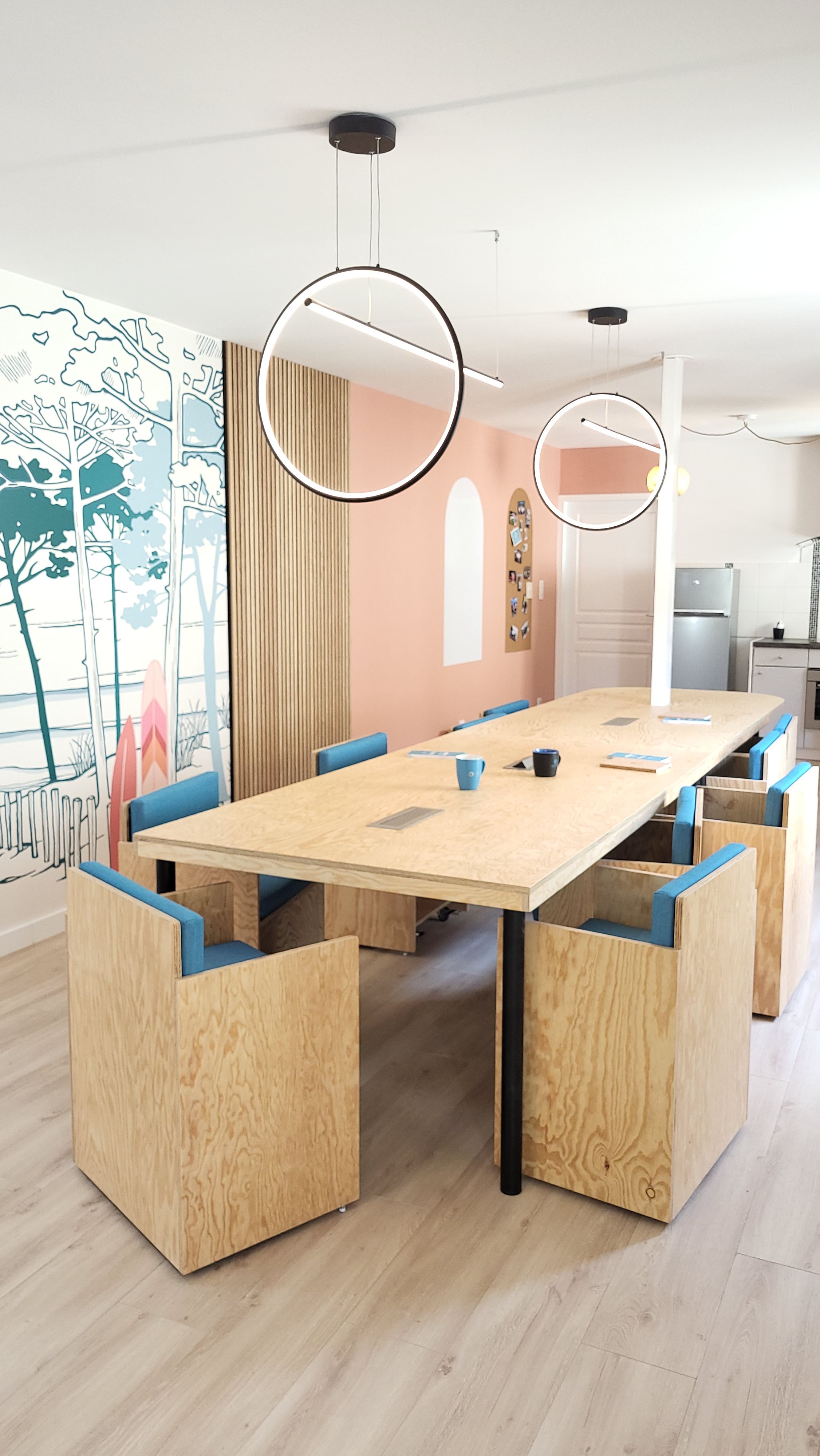Aménagement et décoration intérieure d’un bureau de conseil.