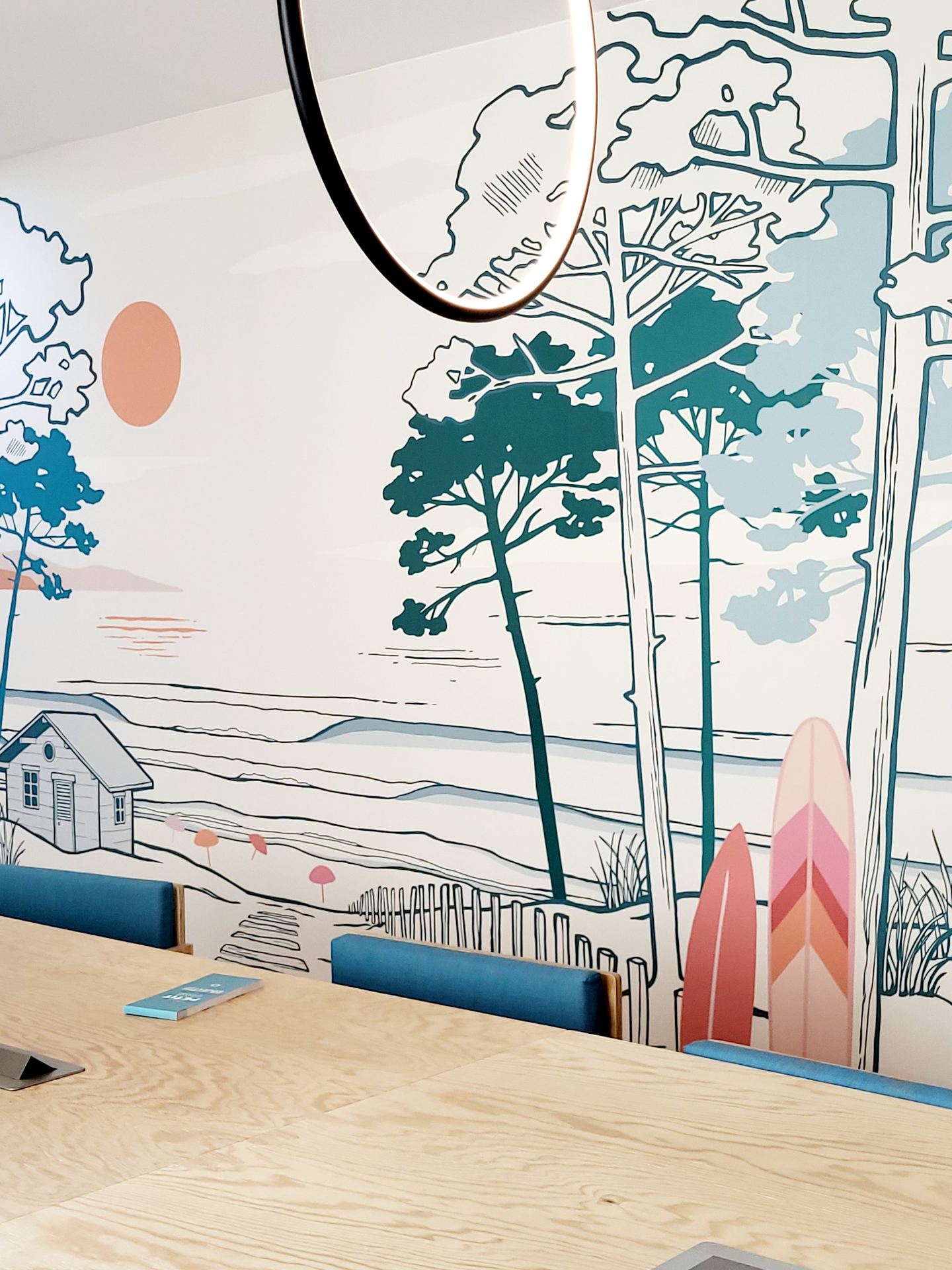 Aménagement et décoration intérieure d’un bureau de conseil.