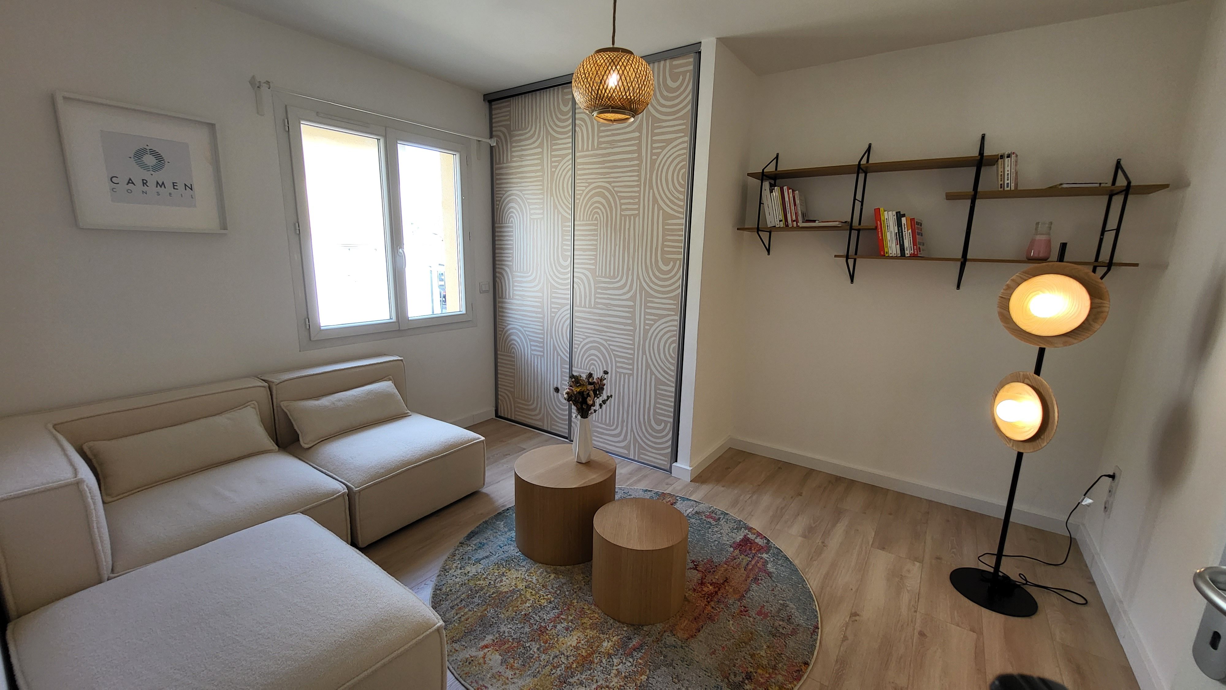 Aménagement et décoration intérieure d’un bureau de conseil.