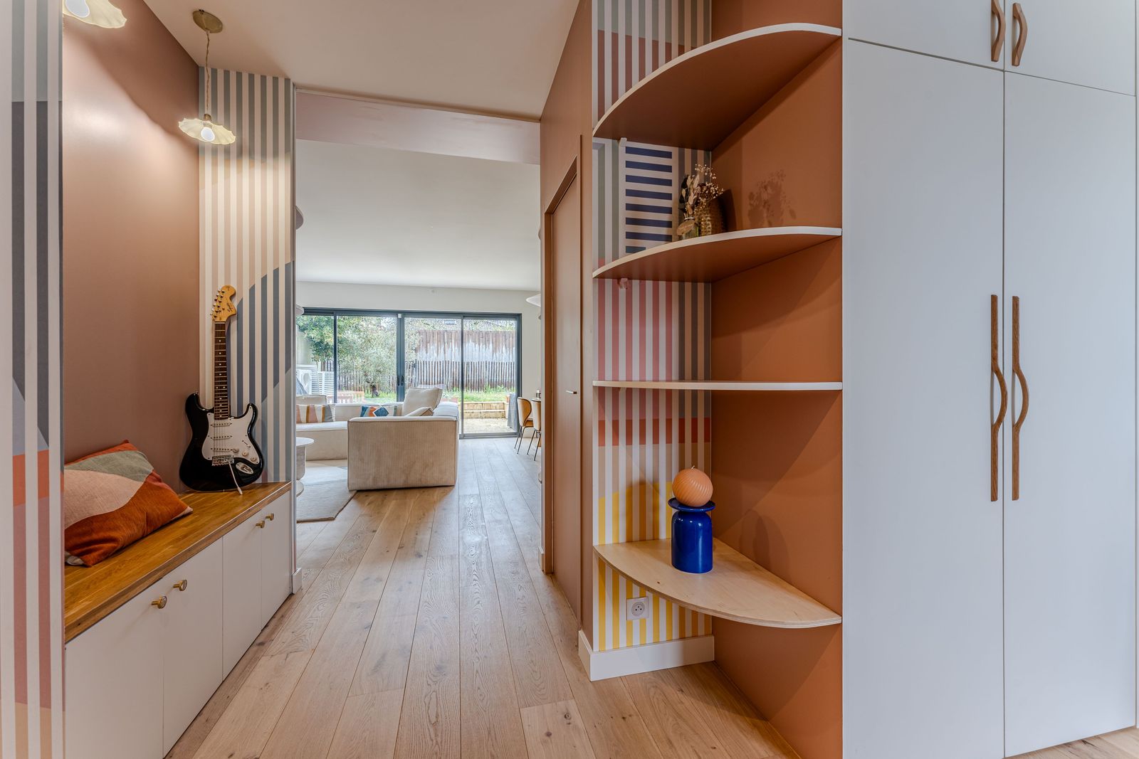 Aménagement et décoration intérieure d’une échoppe double à Mérignac