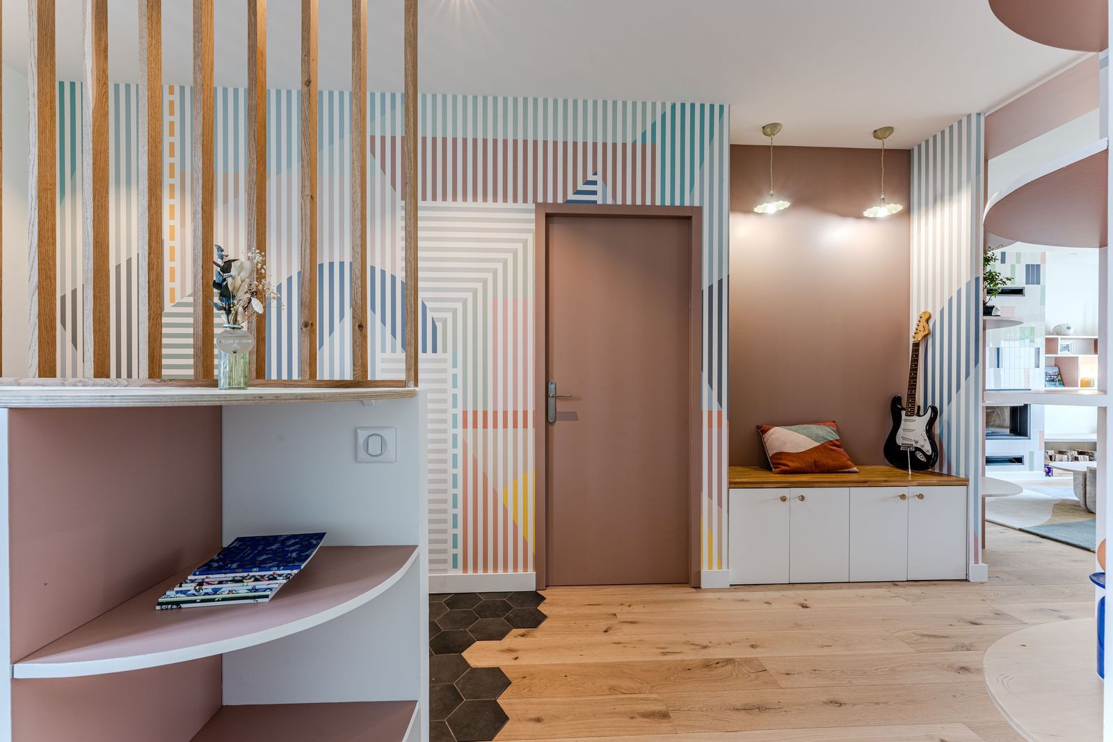 Aménagement et décoration intérieure d’une échoppe double à Mérignac