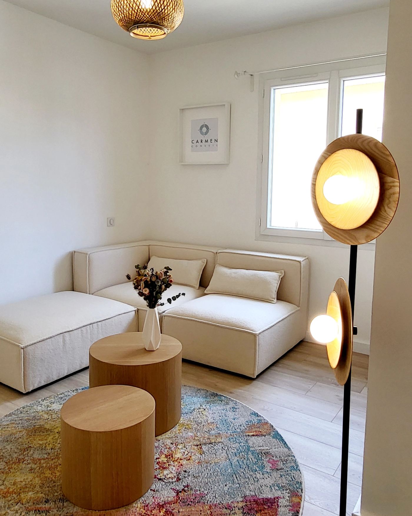 Après : Aménagement et décoration intérieure d’un bureau de conseil.