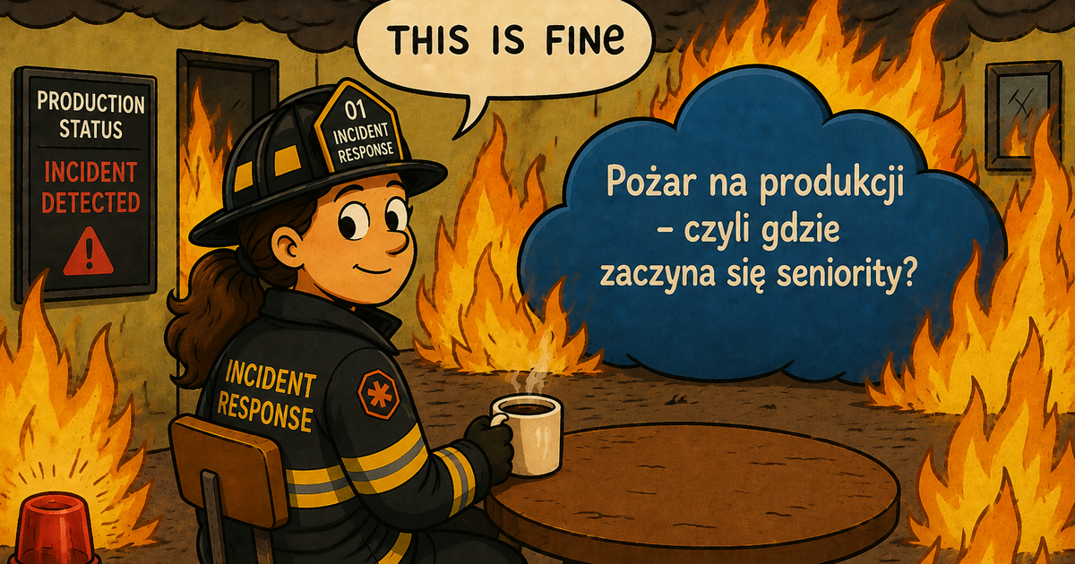 Pożar na produkcji - czyli gdzie zaczyna się seniority?