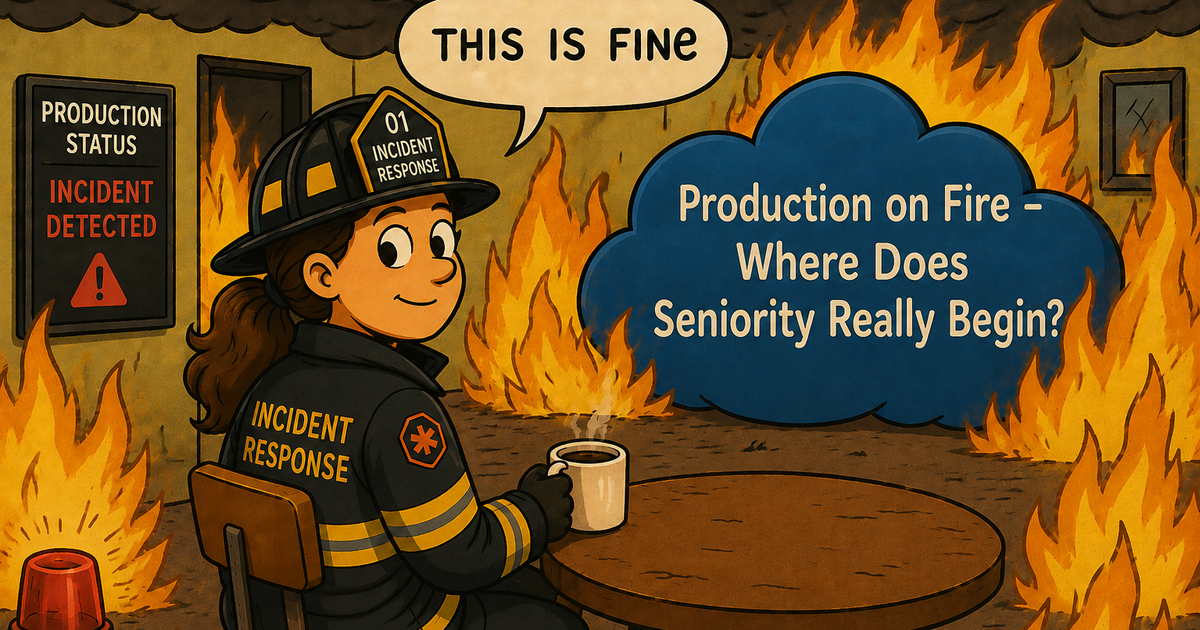 Production on Fire - Where Does Seniority Really Begin?