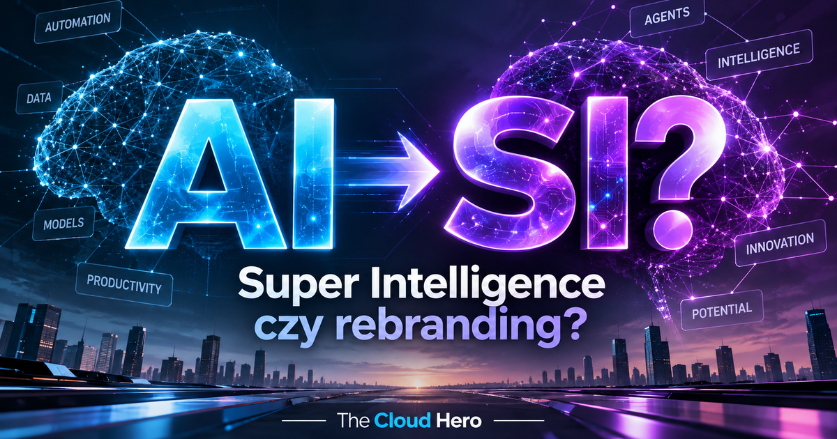 AI zmienia się w SI? Super Intelligence czy rebranding? The Cloud Hero