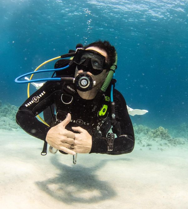 PADI course director diving