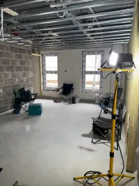 Inside the site of Victoria Road