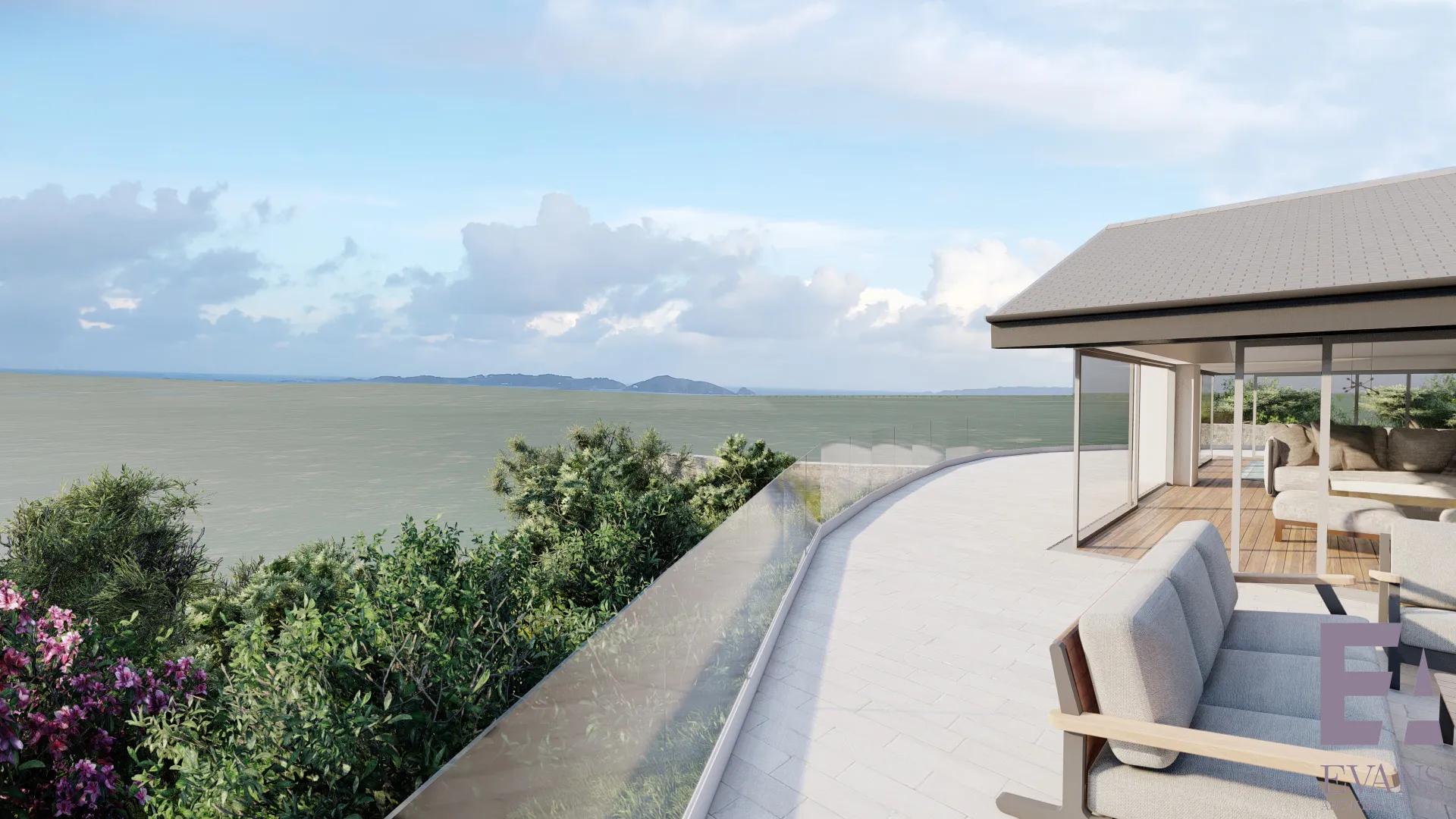 Exterior shot with outdoor area