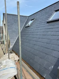 Showcasing the new roof