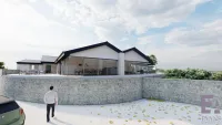 Exterior shot with outdoor area