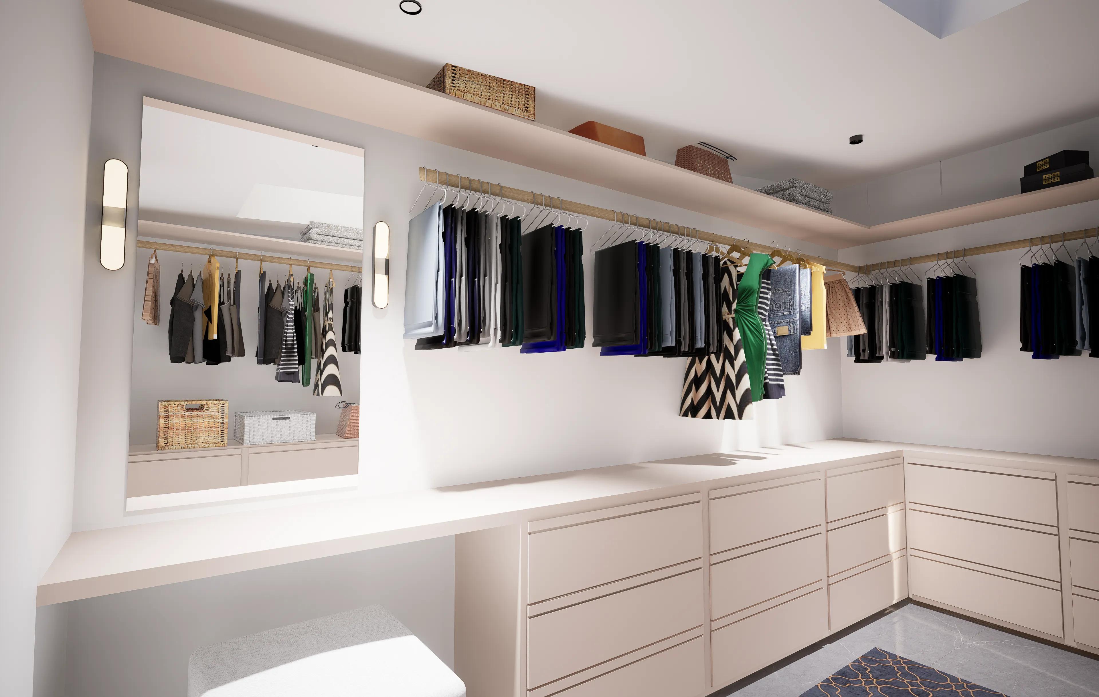Internal dressing room