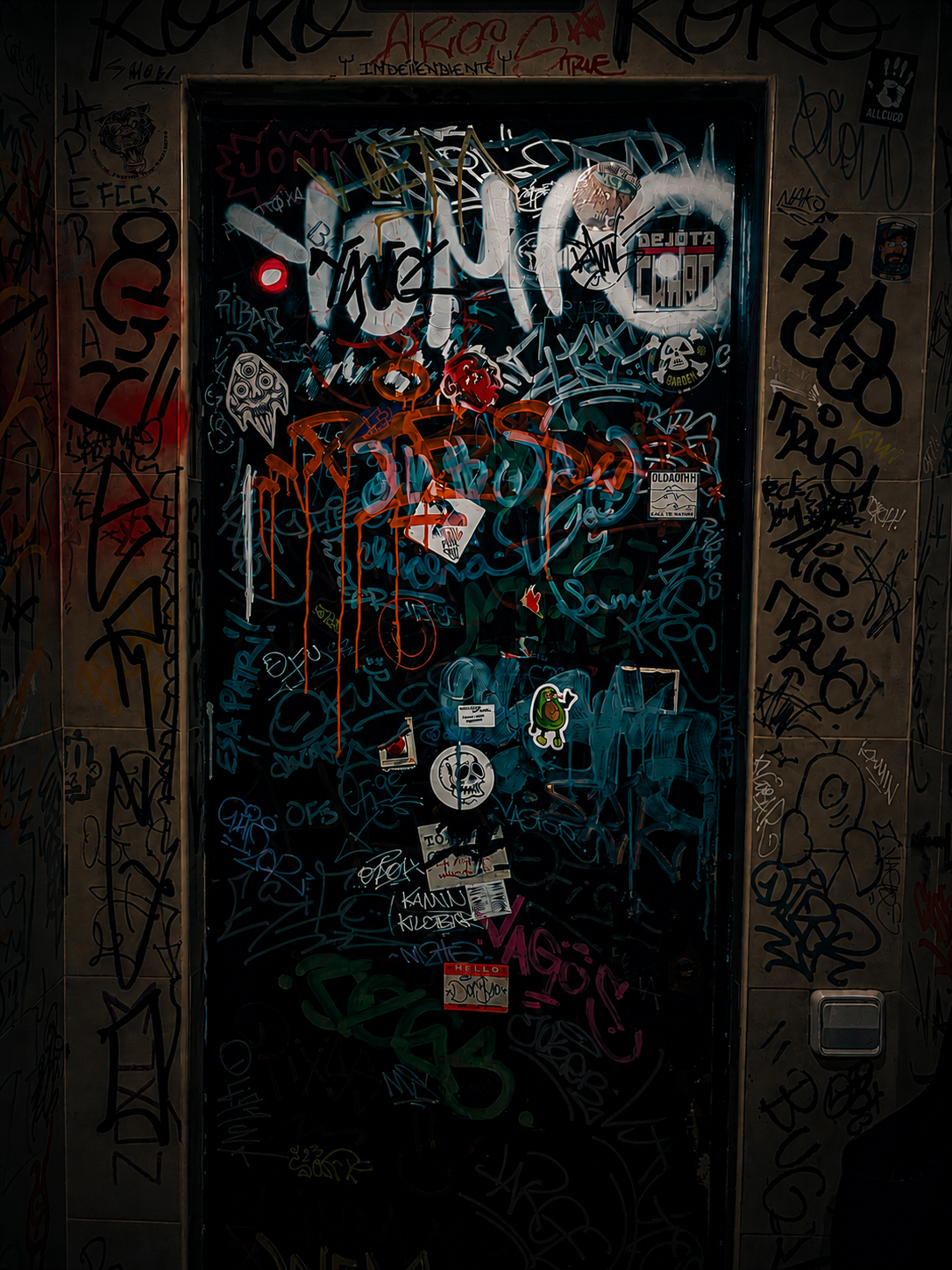 On graffiti, fashion, and why the backdrop never stays in the background.
