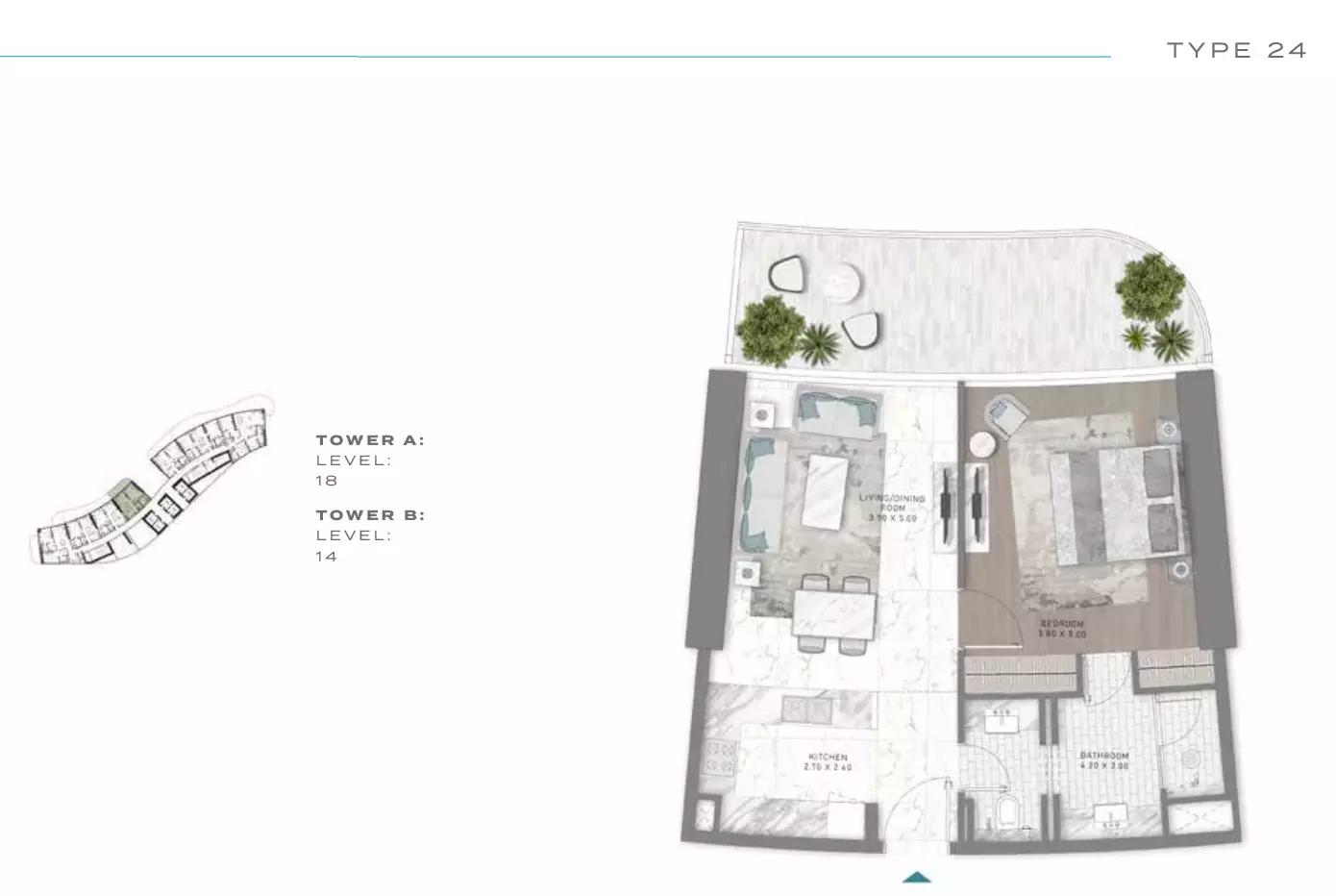 Floor plan Type 24