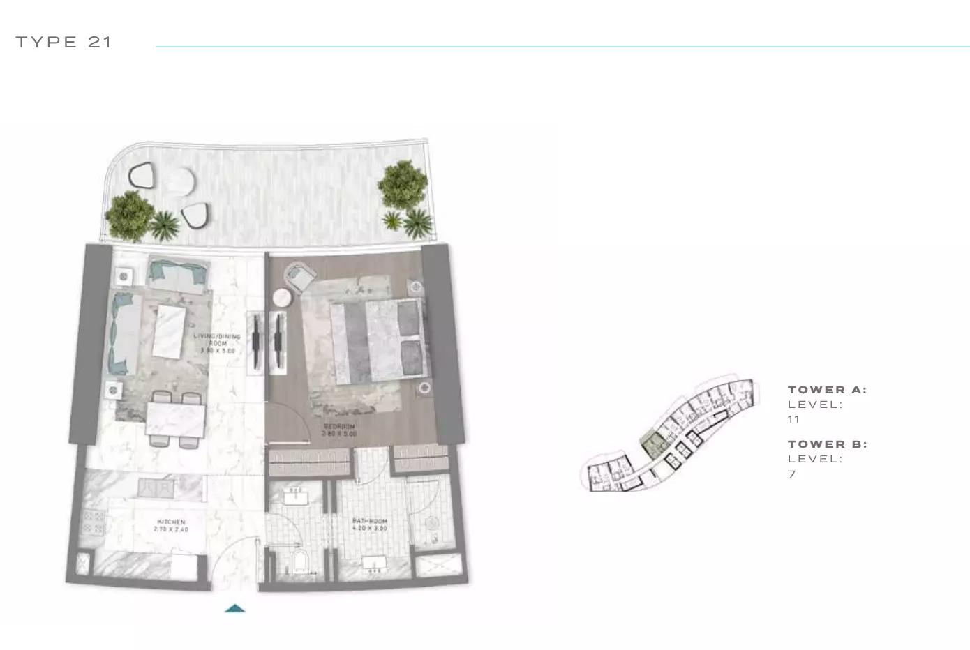 Floor plan Type 21
