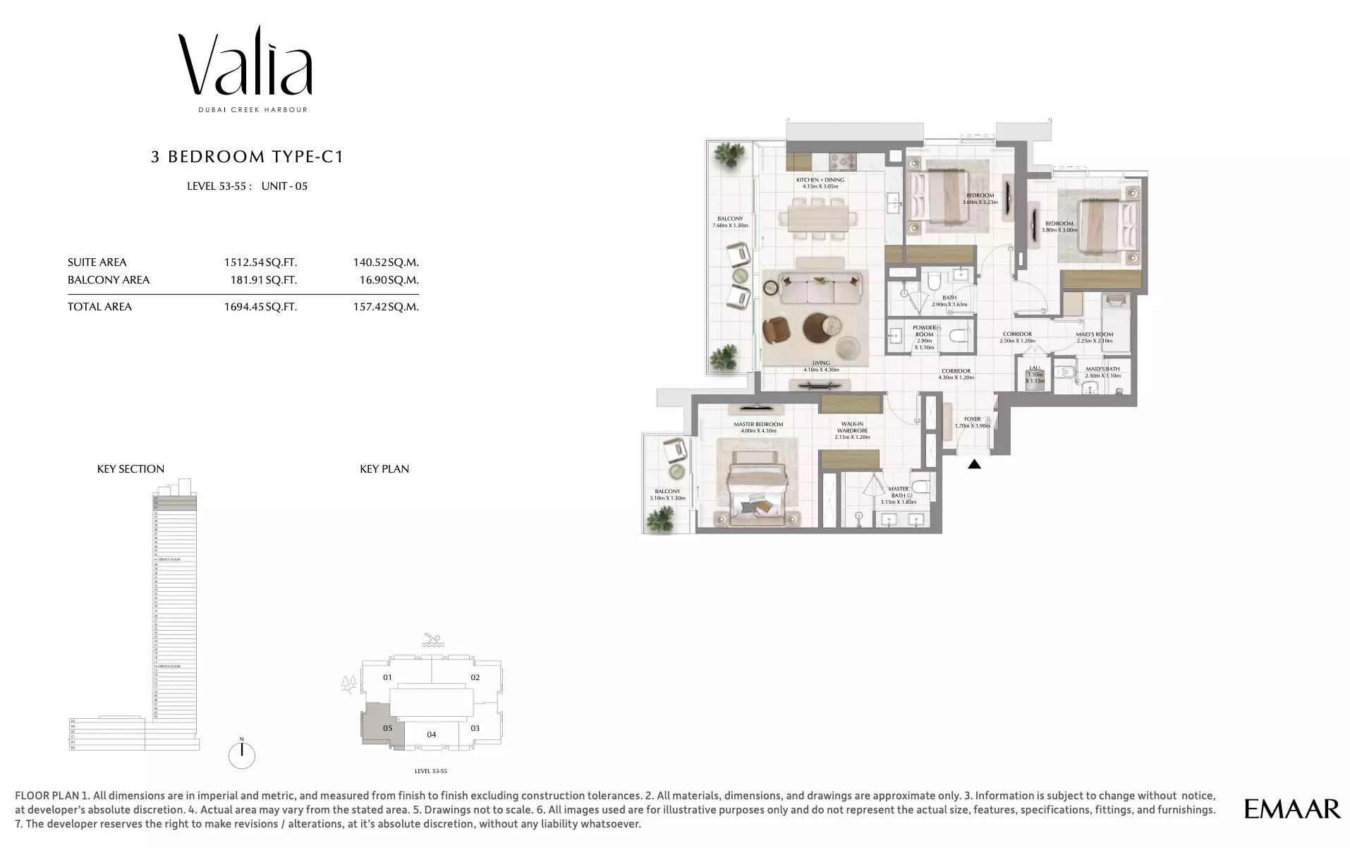Floor plan Type C1