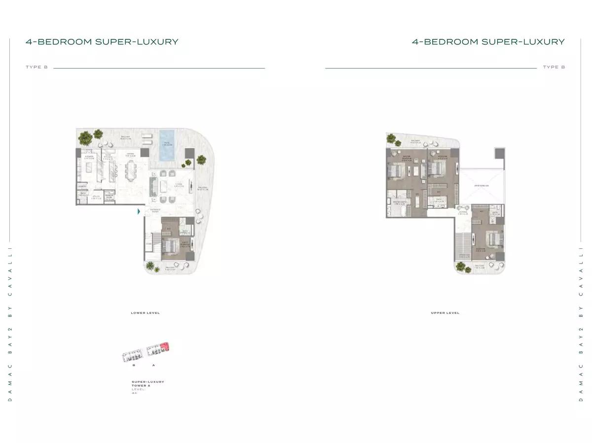 Floor plan Tower 1&2-Type B