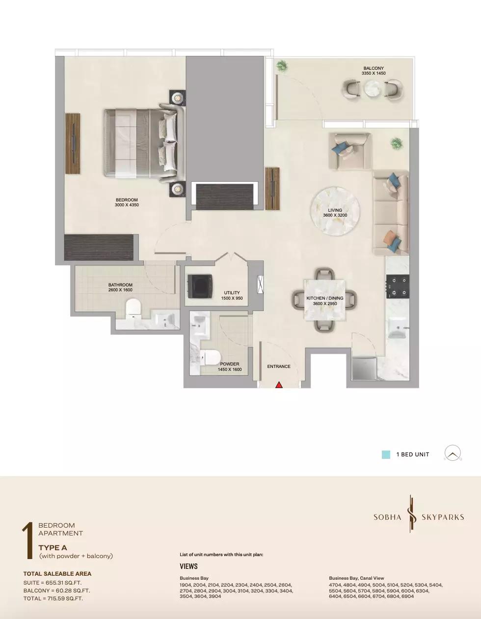 Floor plan Type A