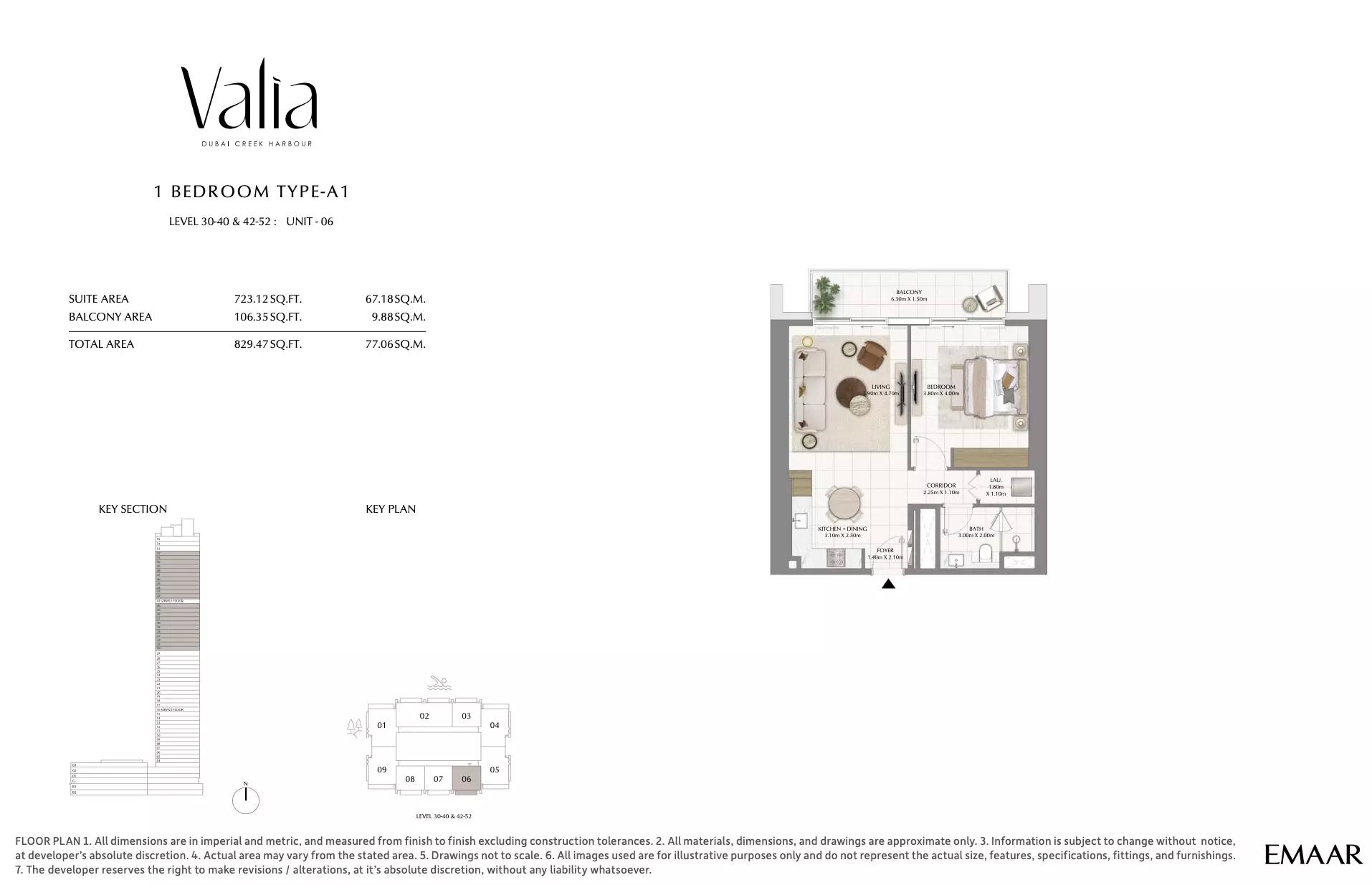 Floor plan Type A1