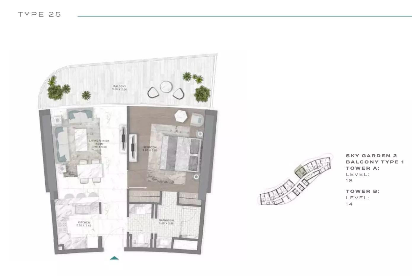 Floor plan Type 25