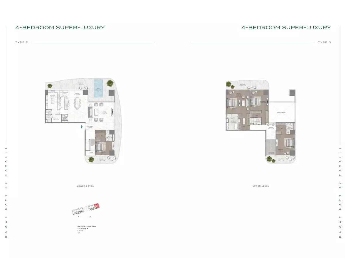 Floor plan Tower 1&2-Type D